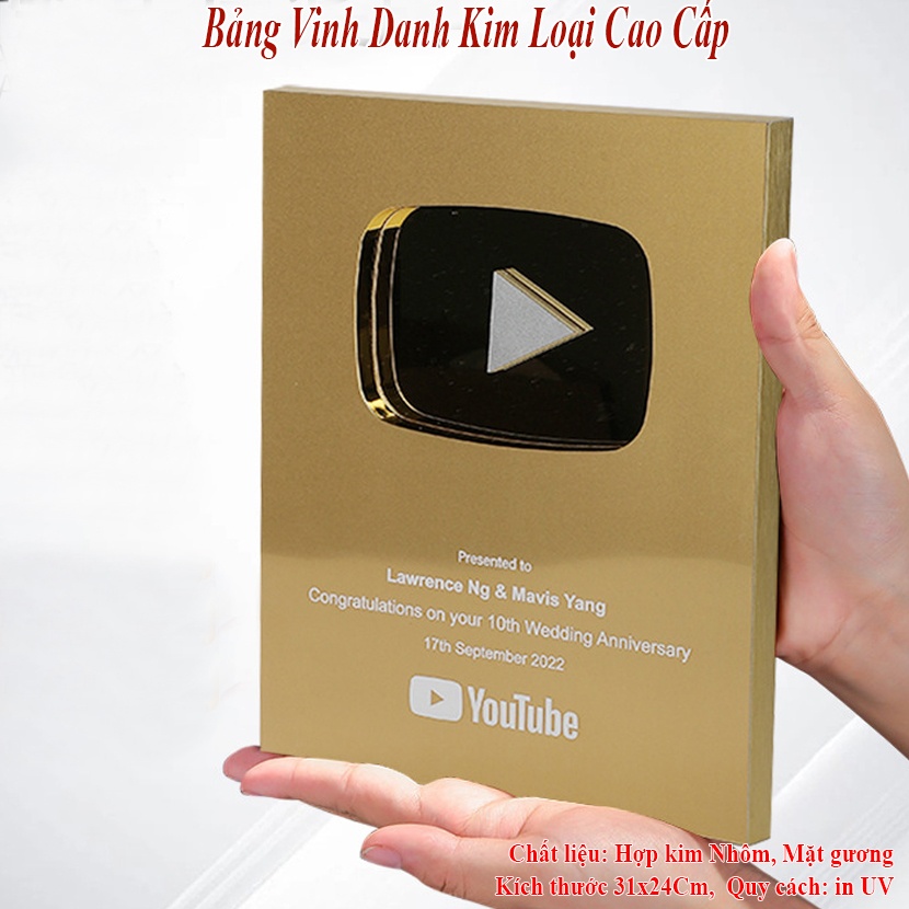Bảng Vinh Danh Kim Loại Cao Cấp Nhập Khẩu BVD 115C