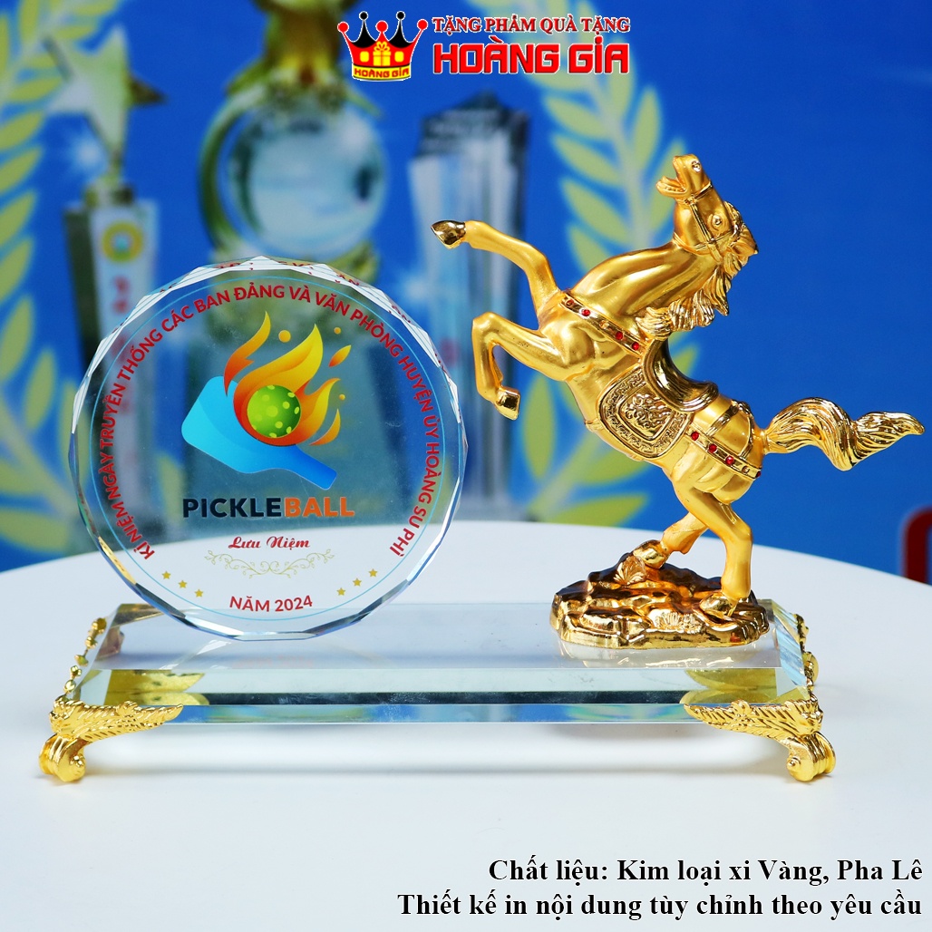 MĐ22 Kỷ Niệm Chương Ngựa Vàng Thiết kế In Theo Yêu Cầu
