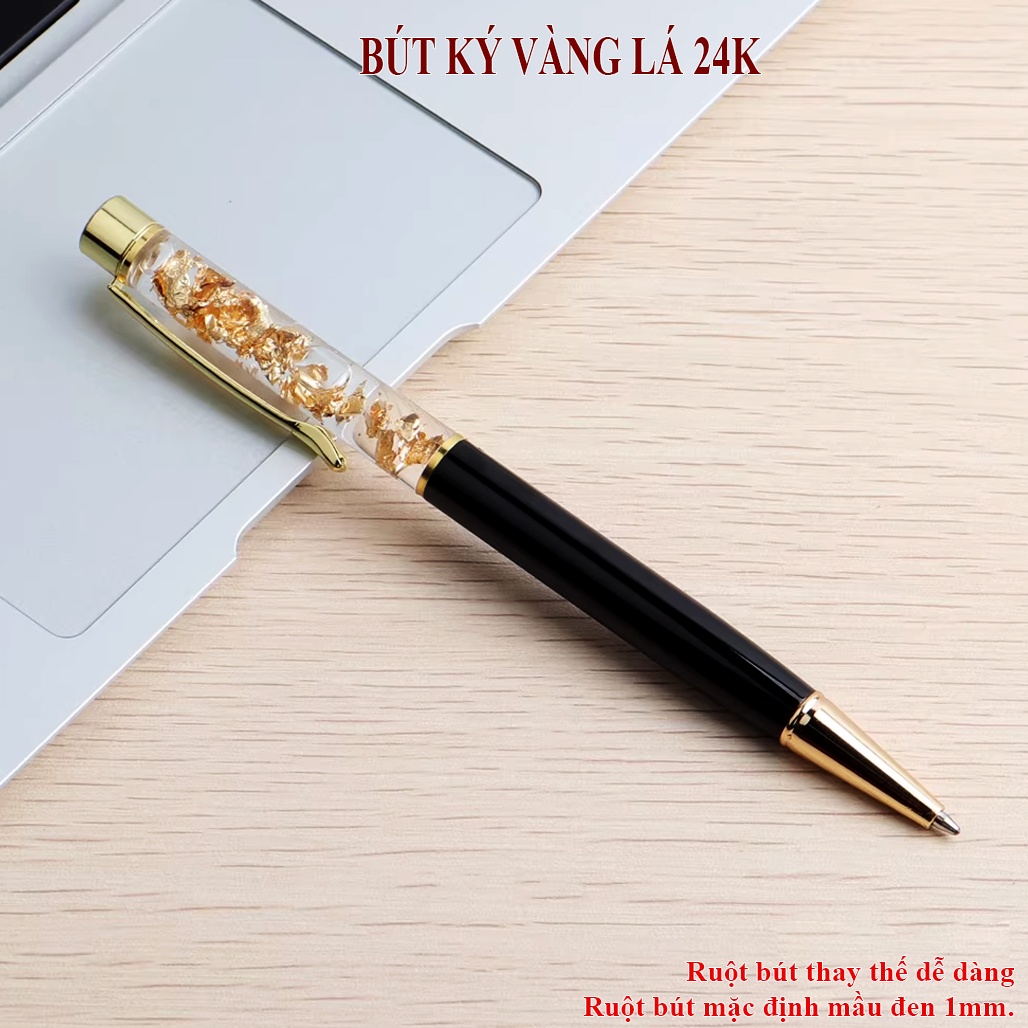 Bút Vàng Lá 24K Bút Bi Cao Cấp Dành Cho Doanh Nhân Lãnh Đạo BQT33