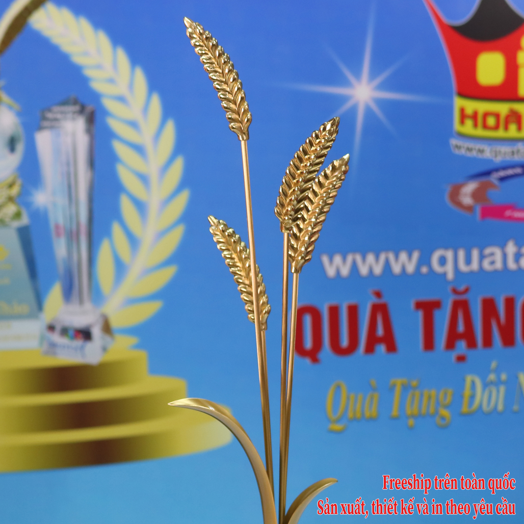 Đồ Trang Trí Biểu Trưng Cây Lúa Vàng QTV 21