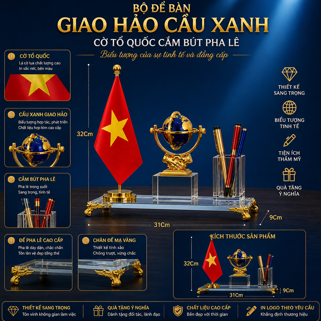 Bộ Cờ Để Bàn Làm Việc CĐB93