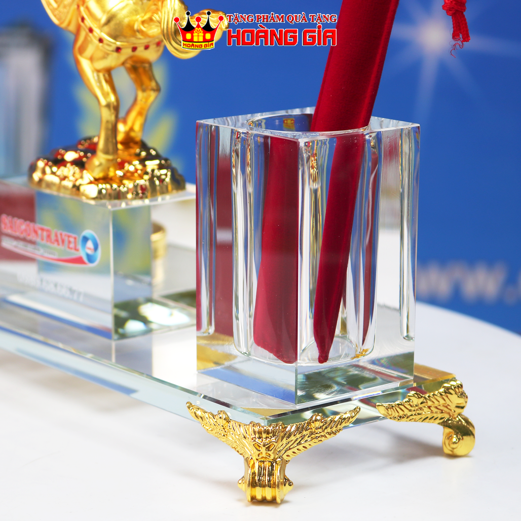 Bộ cắm bút Mã Đáo Thành Công Cờ Tổ Quốc Để Bàn Làm Việc
