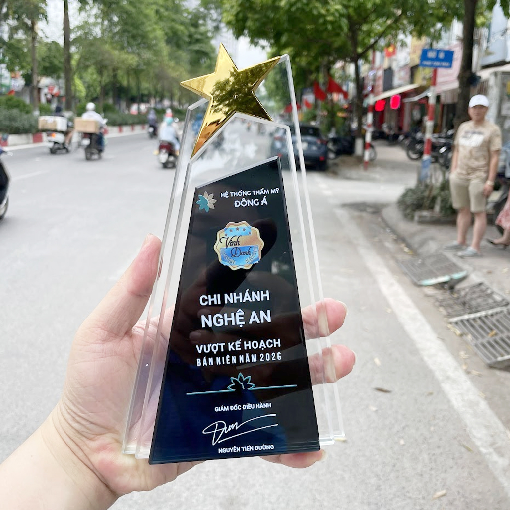 Cup Pha Lê Quà Tặng Vinh Danh Lãnh Đạo Nhà Quả Lý Doanh Nhân Sáng Trọng Và Ý Nghĩa