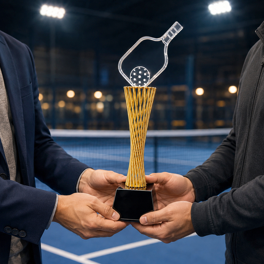 Cúp pickleball pha lê 21