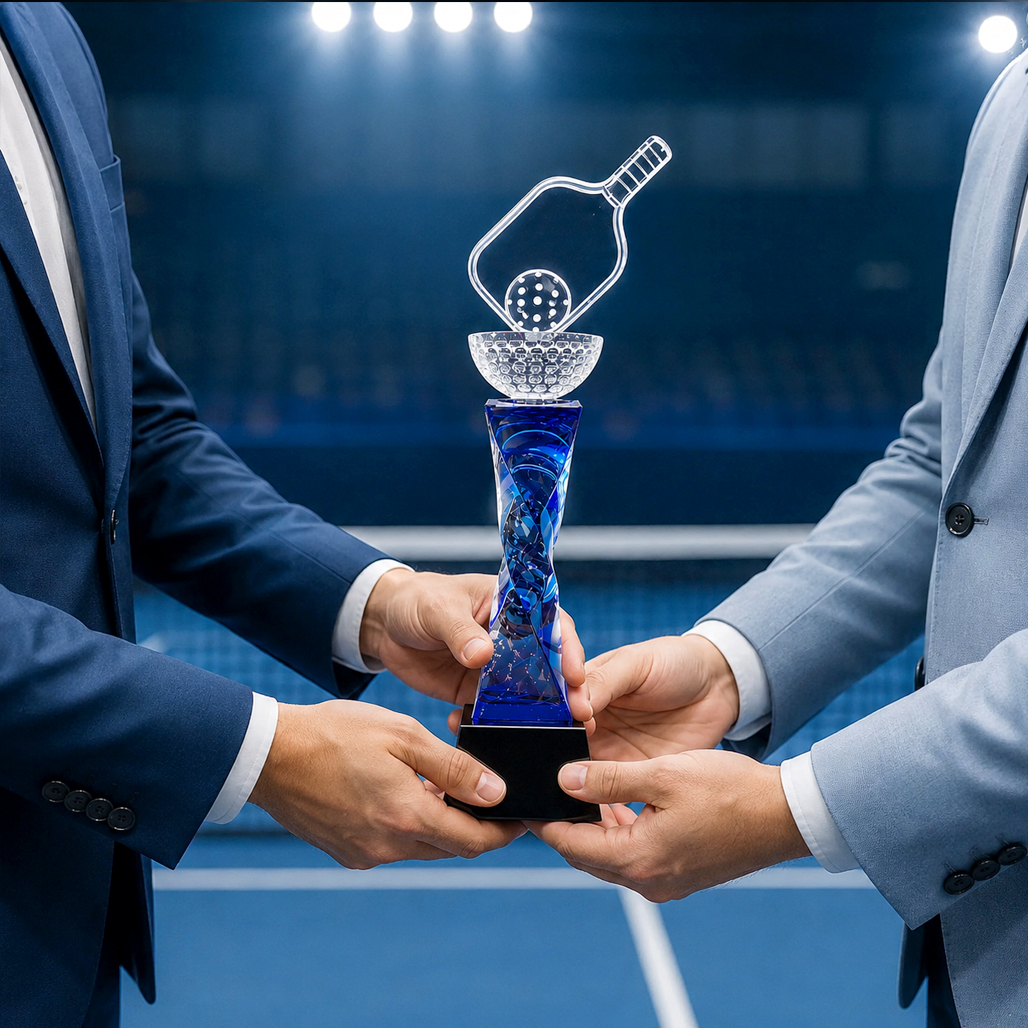 Cúp pickleball pha lê 22