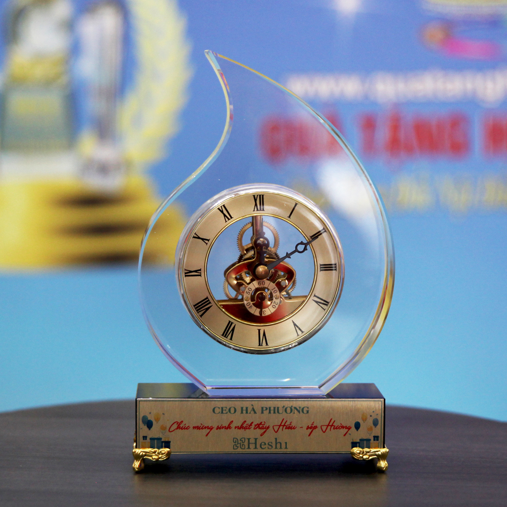 Đồng Hồ Pha Lê Ngọn Lửa Lộ Cơ