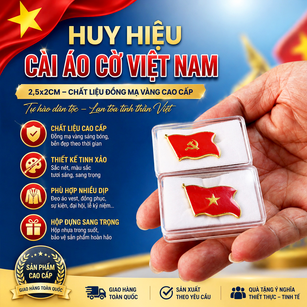 Huy Hiệu Là Tổ Quốc Cái Áo QĐH 110