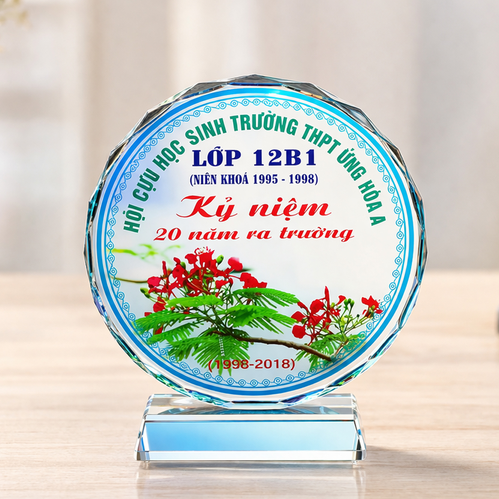 Kỷ Niệm Chương Họp Lớp Tròn 12Cm QHL 97