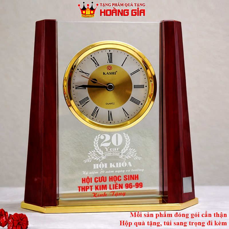 QHL81 Đồng Hồ Để Bàn Quà Lưu Niệm Ngày Họp Lớp