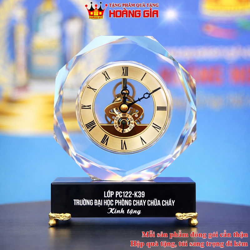 QHL86 Đồng Hồ Pha Lê Quà Tặng Thầy cô giáo kỷ niệm ngày họp lớp