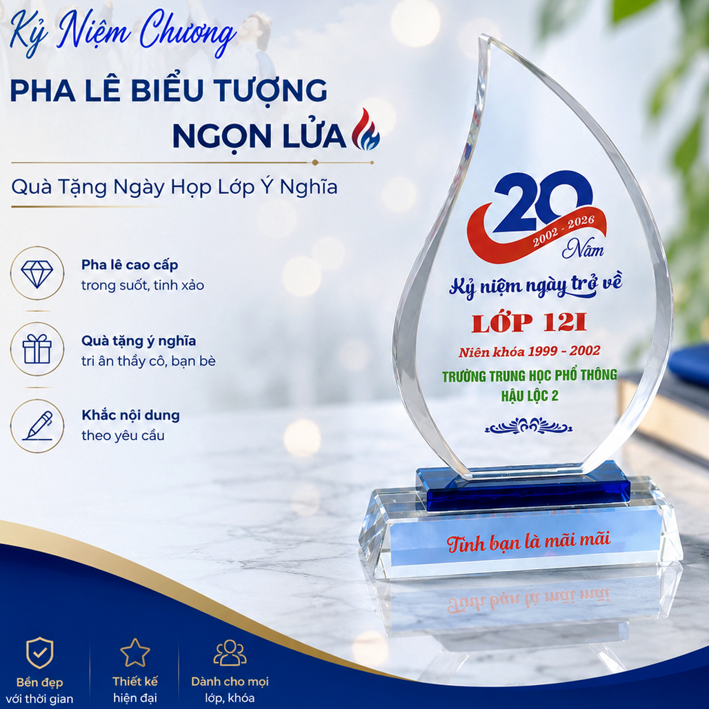 Quà Họp Lớp Hình Chiếc Lá QHL91