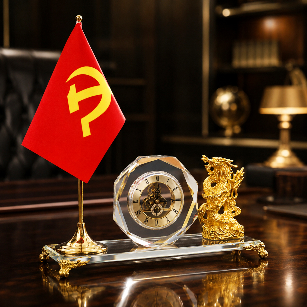 Đồng Hồ Pha Lê Ngựa Như Ý