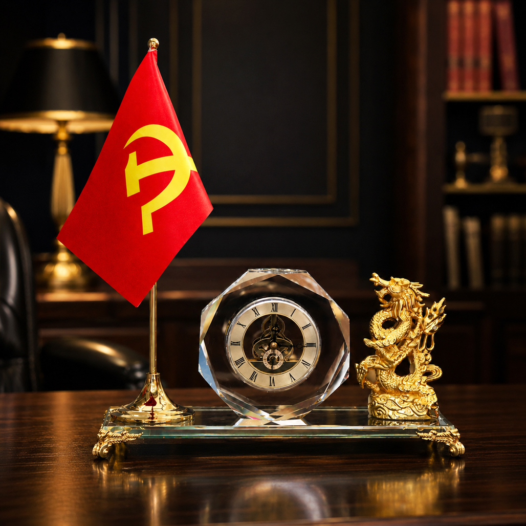 Đồng Hồ Pha Lê Ngựa Như Ý