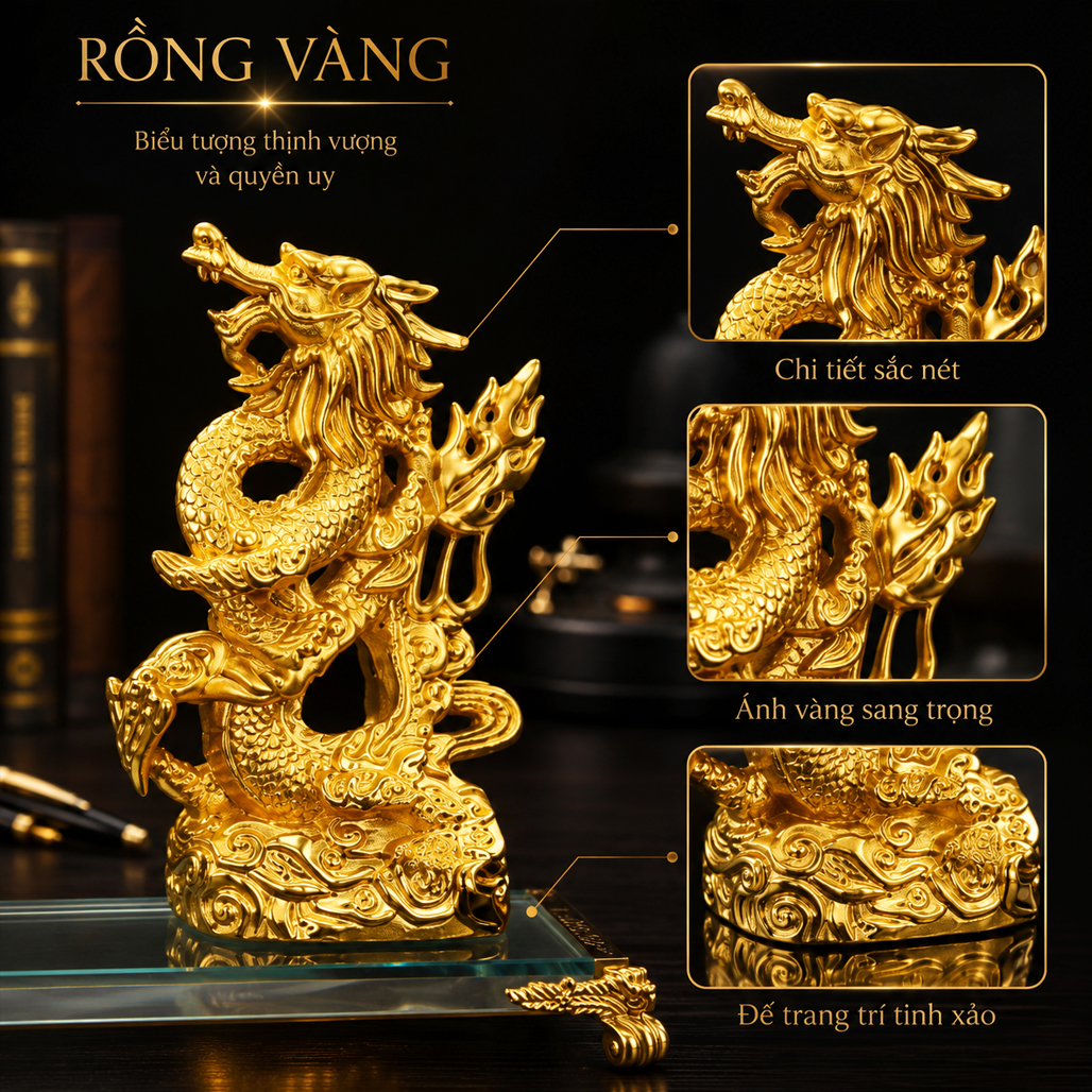 Đồng Hồ Pha Lê Ngựa Như Ý