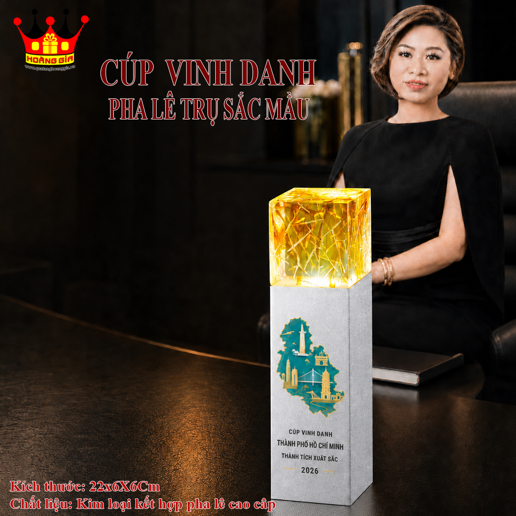 Cúp Vinh danh Pha Lê Đa Sắc Trụ Cao Cấp.jpg