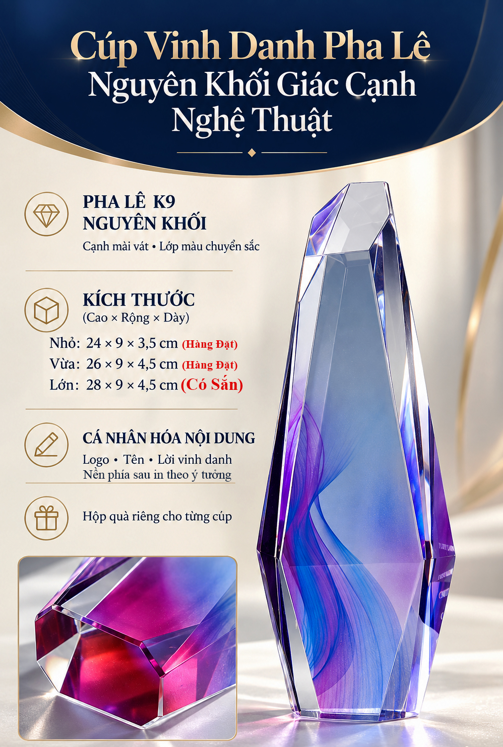 CÚP VINH DANH PHA LÊ NGUYÊN KHỐI GIÁC CẠNH NGHỆ THUẬT POSTER.jpg