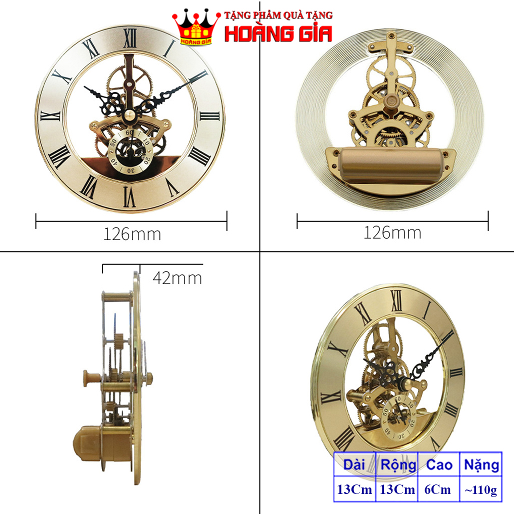 Đồng Hồ Pha Lê Ngựa Như Ý - Quà Tặng Sếp