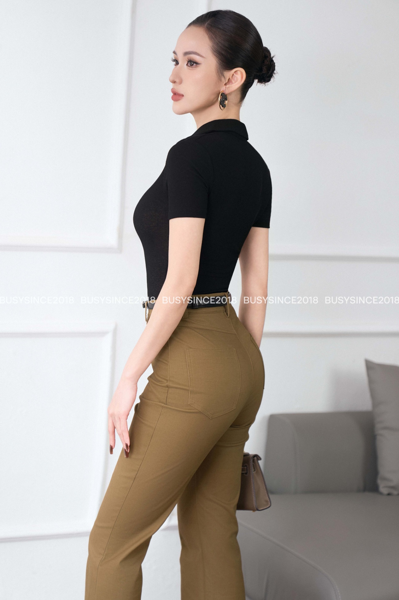 Quần Kaki Ống Loe Nhỡ QKK2