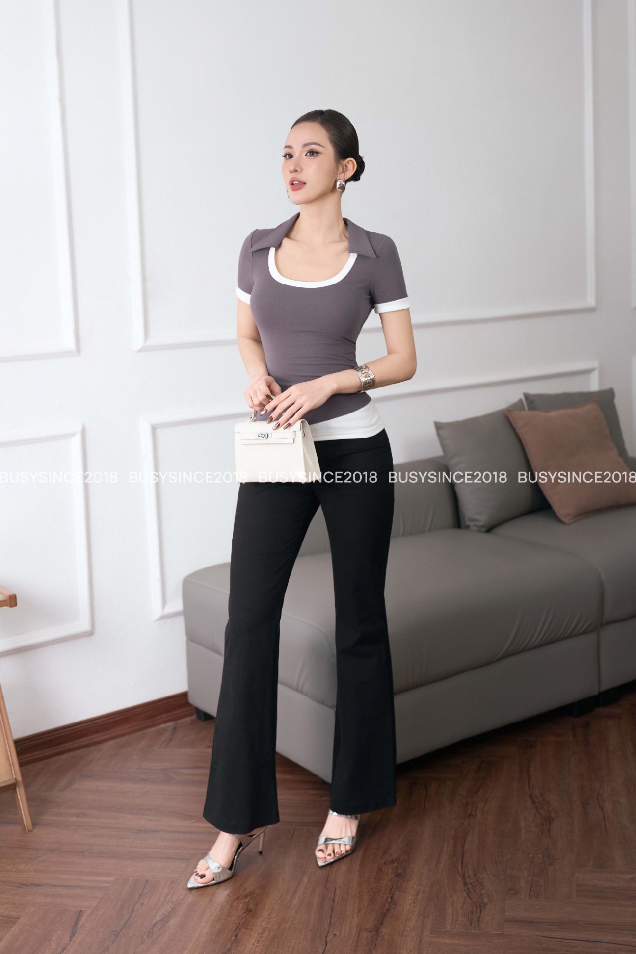 Quần Kaki Ống Loe Nhỡ QKK2
