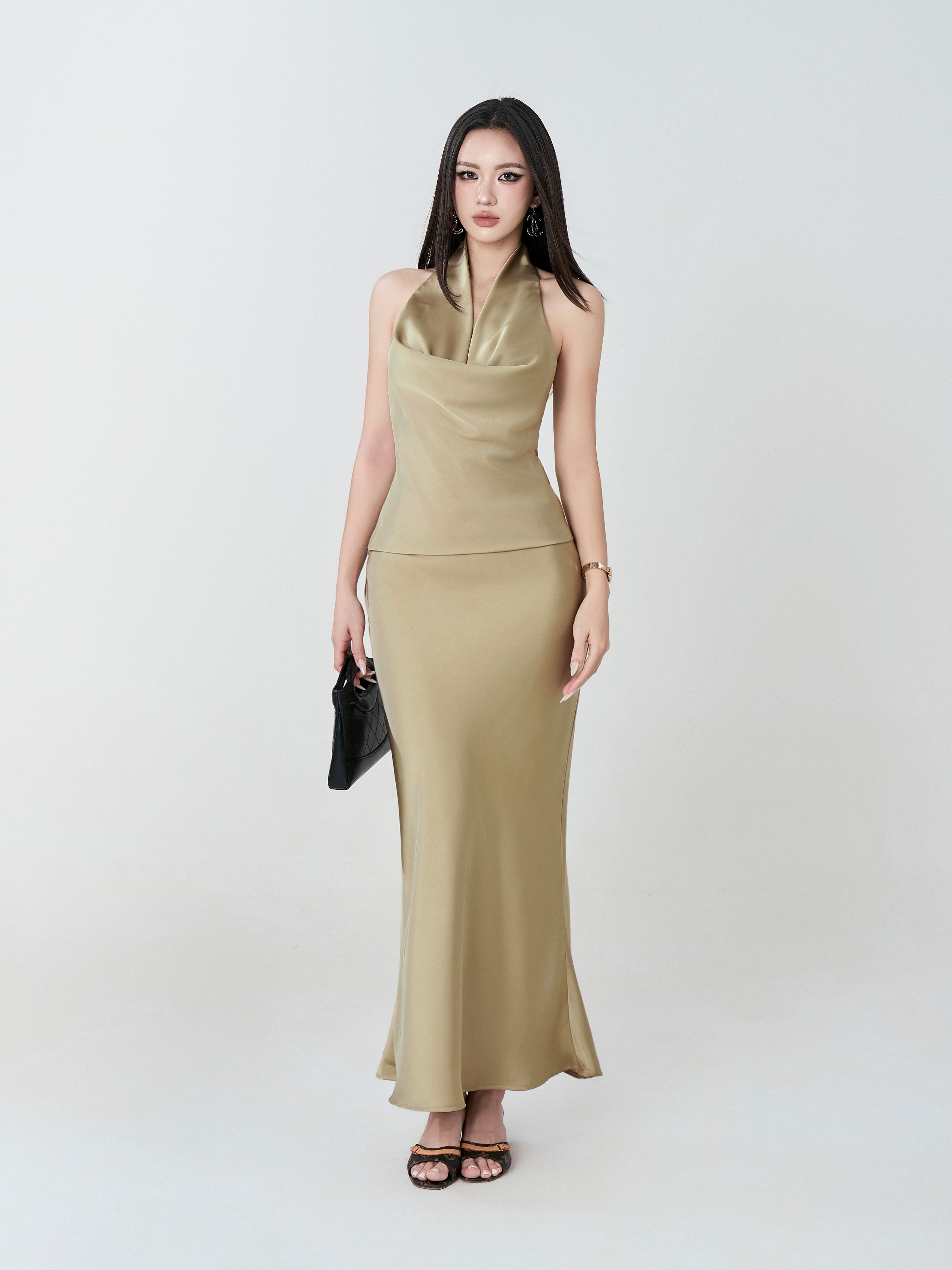 Áo Lụa Cổ Đổ - ACĐ