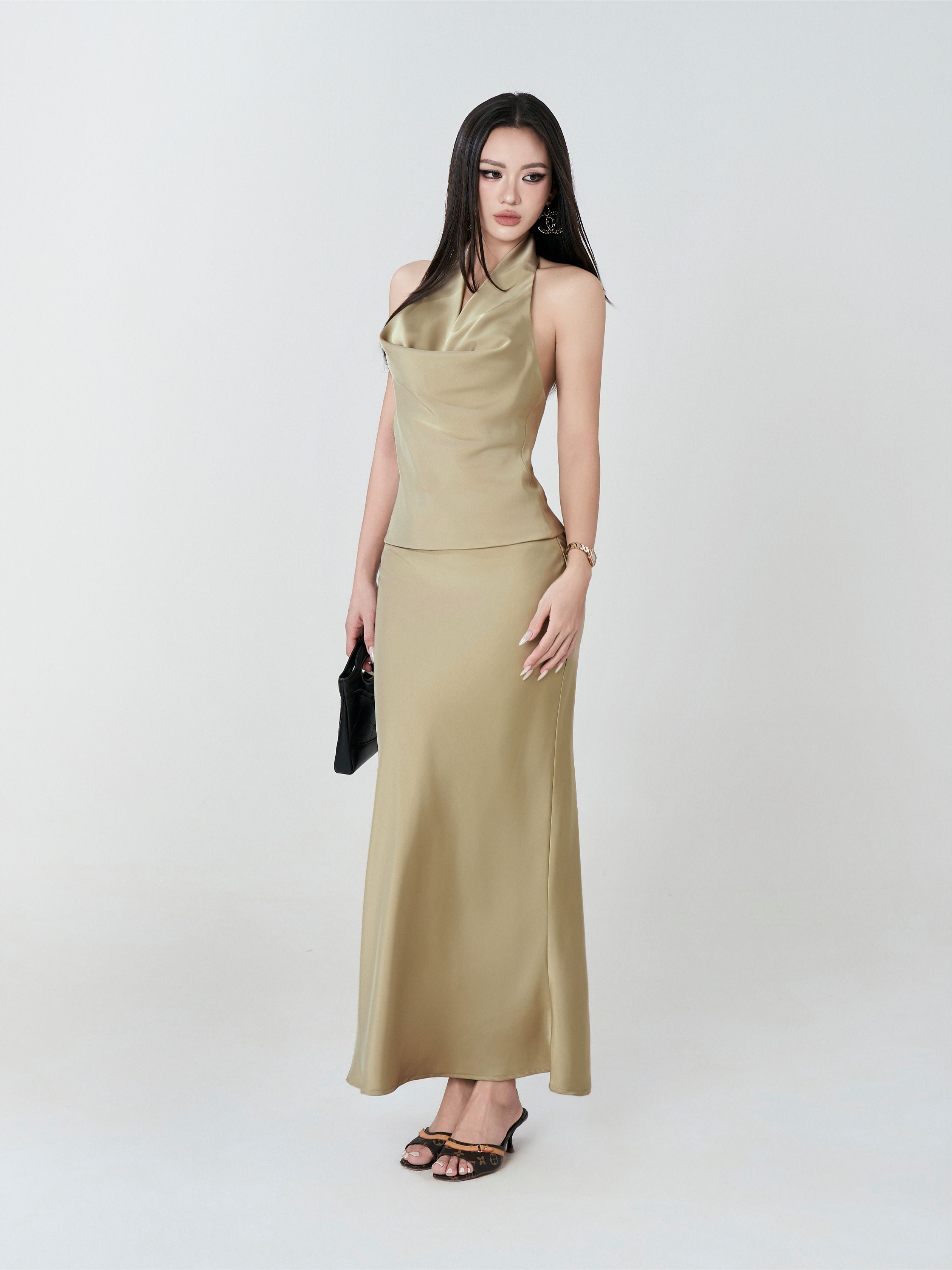 Áo Lụa Cổ Đổ - ACĐ