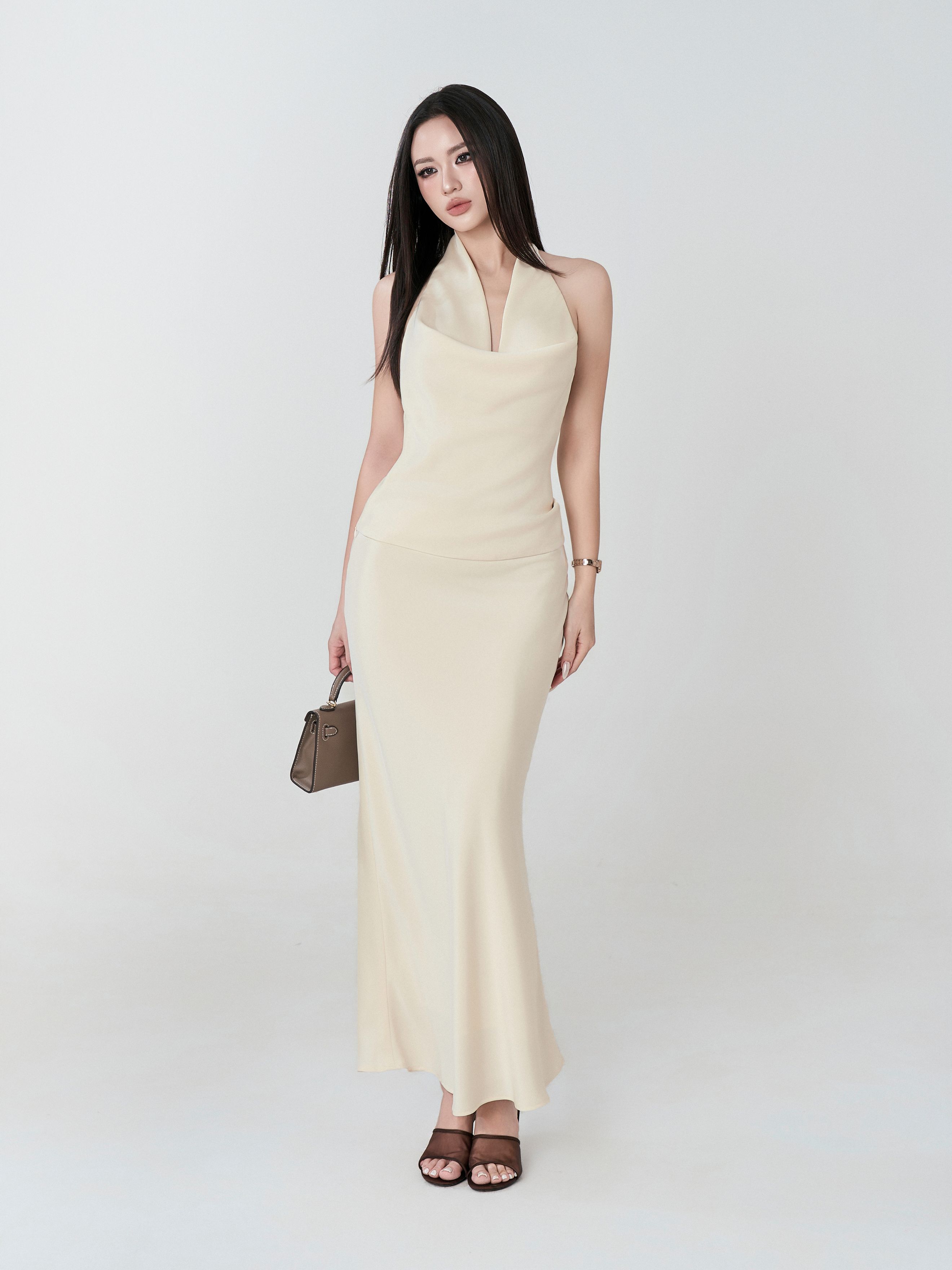 Áo Lụa Cổ Đổ - ACĐ