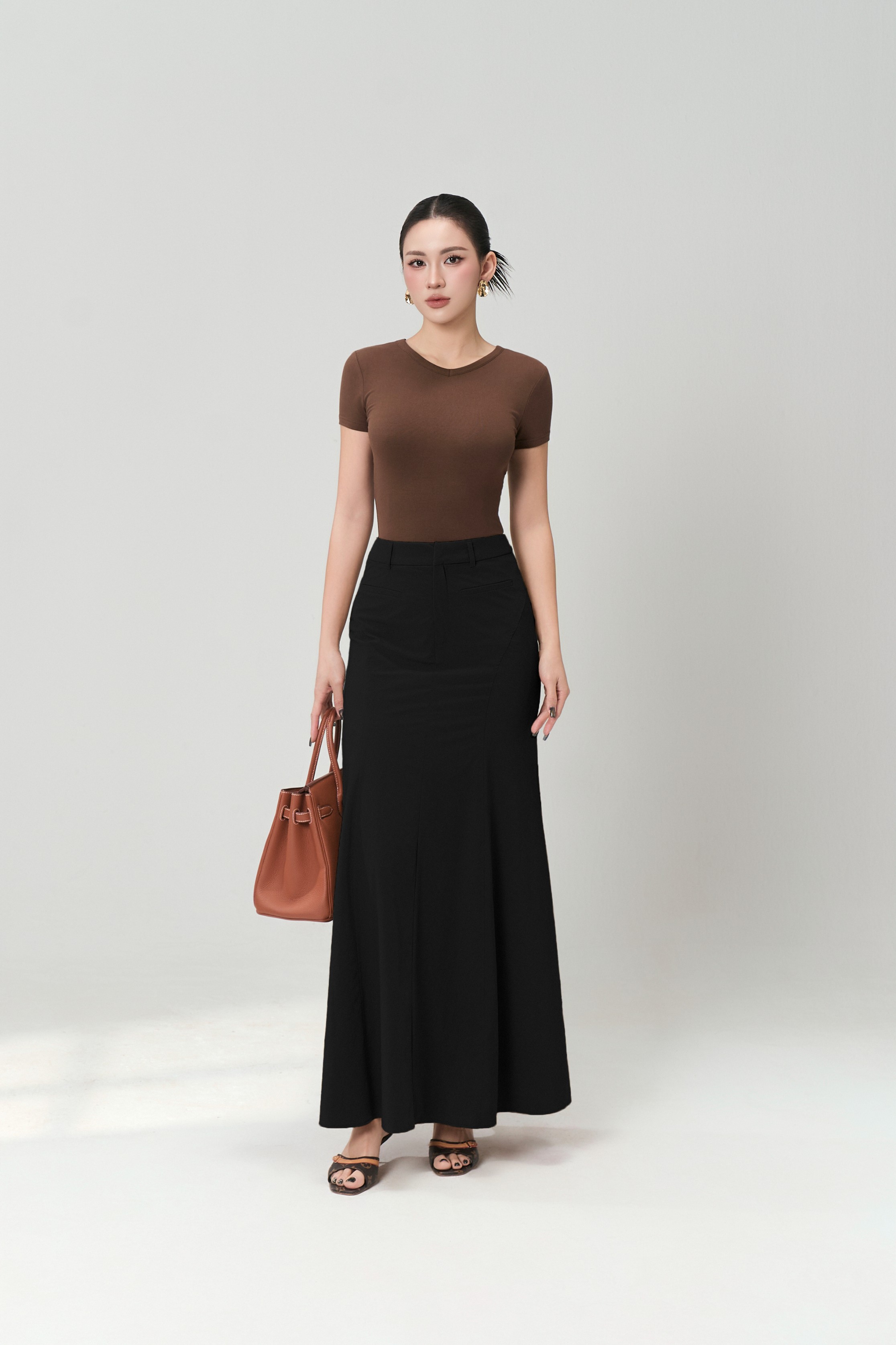 Áo Ngắn Tay Cổ Tim - NT51T