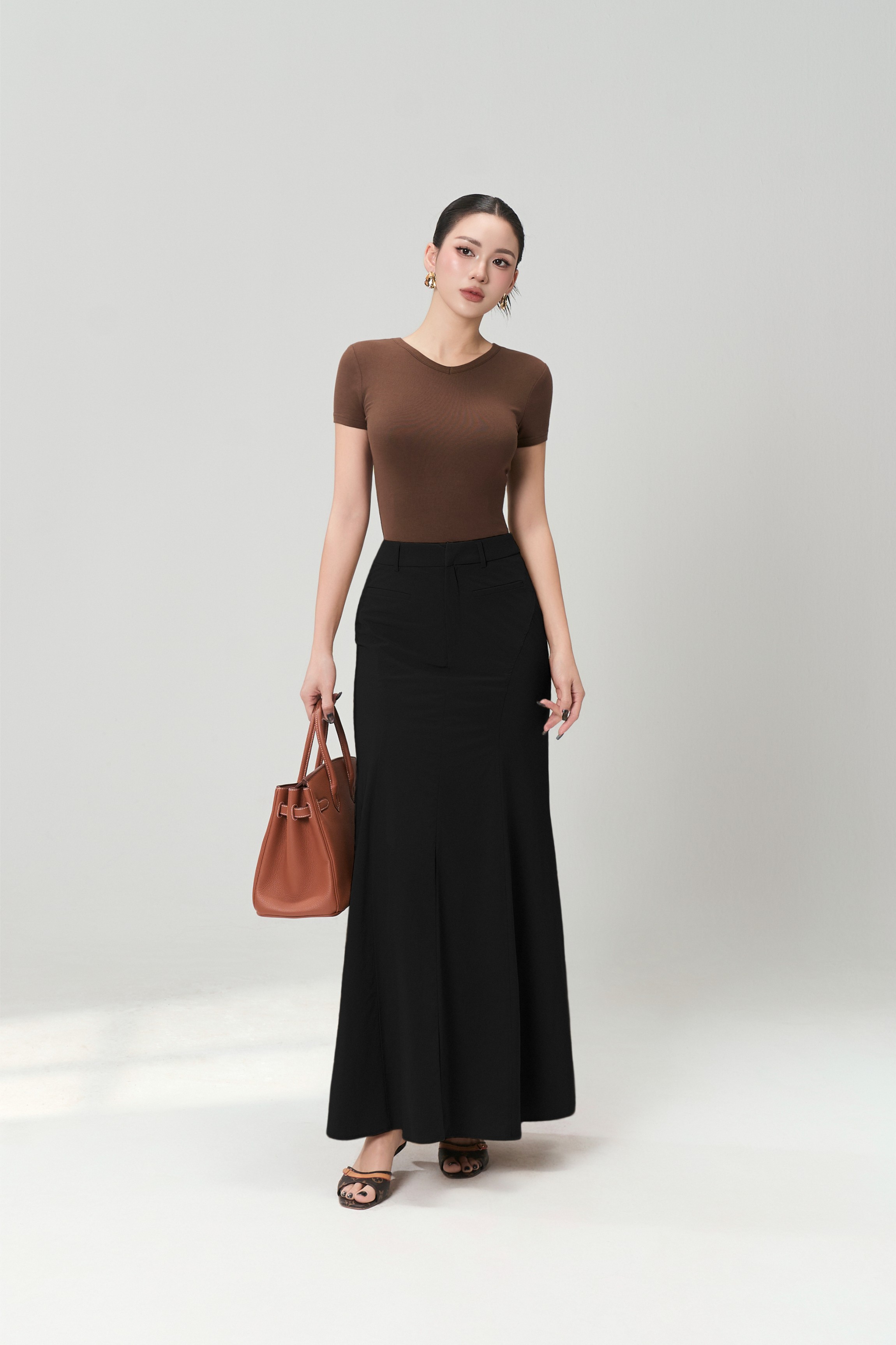 Áo Ngắn Tay Cổ Tim - NT51T