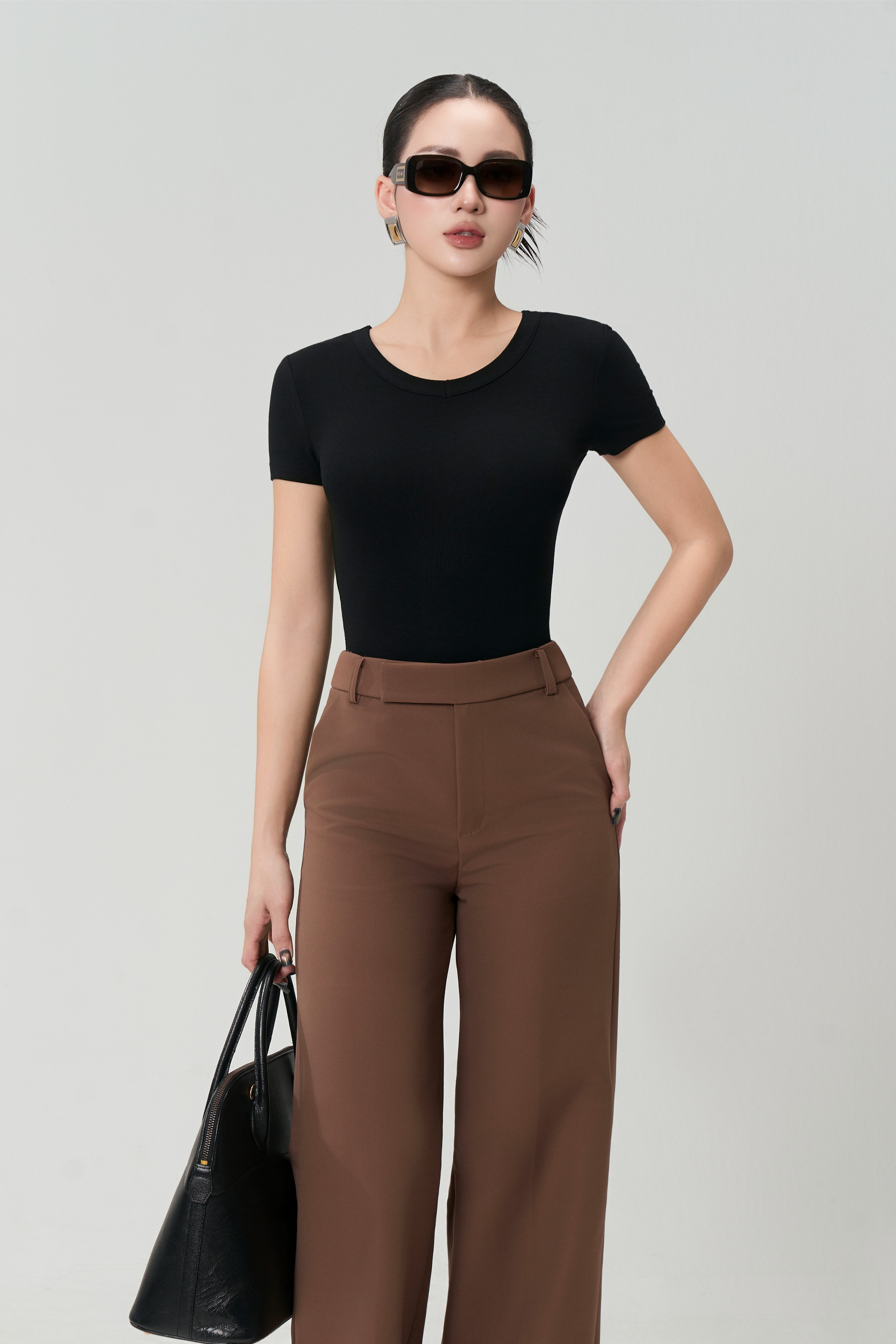 Áo Ngắn Tay Cổ Tim - NT51T
