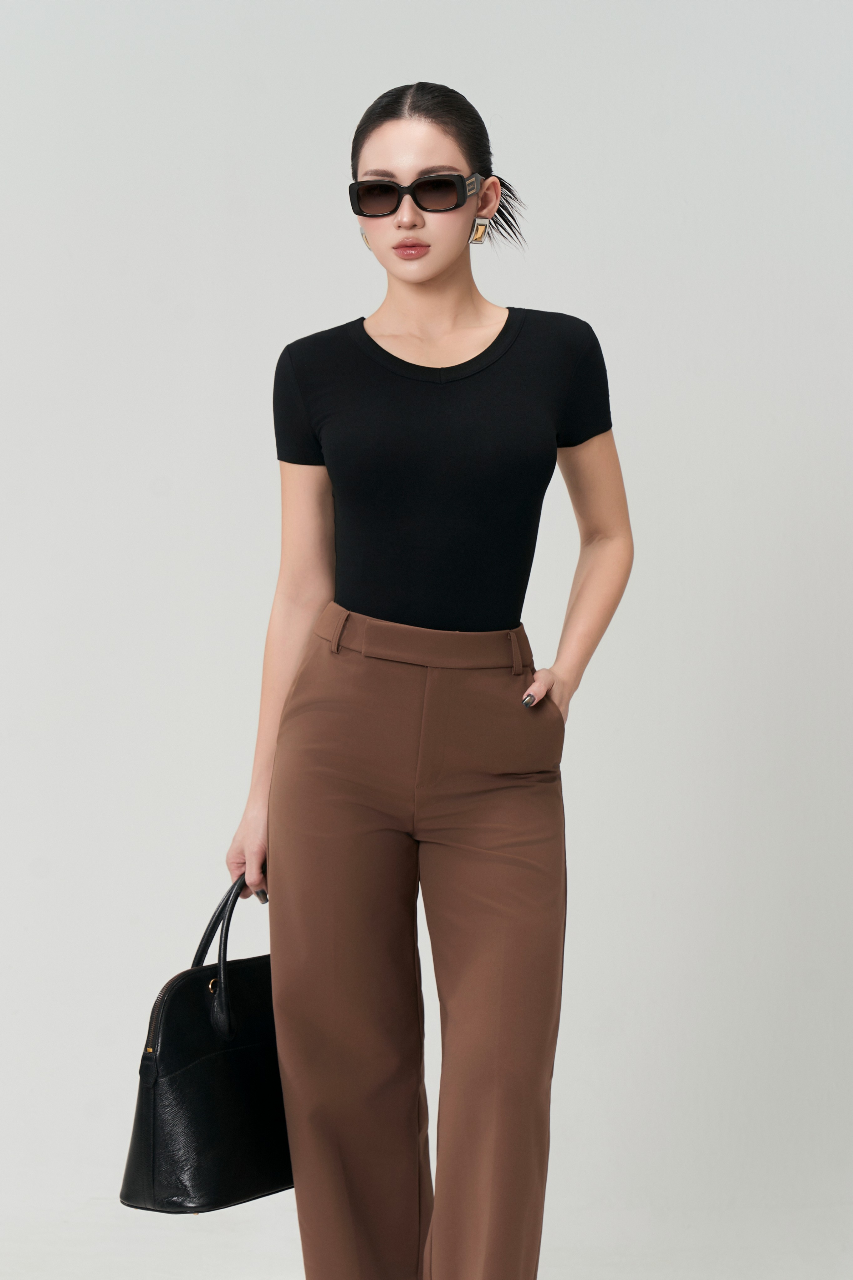 Áo Ngắn Tay Cổ Tim - NT51T