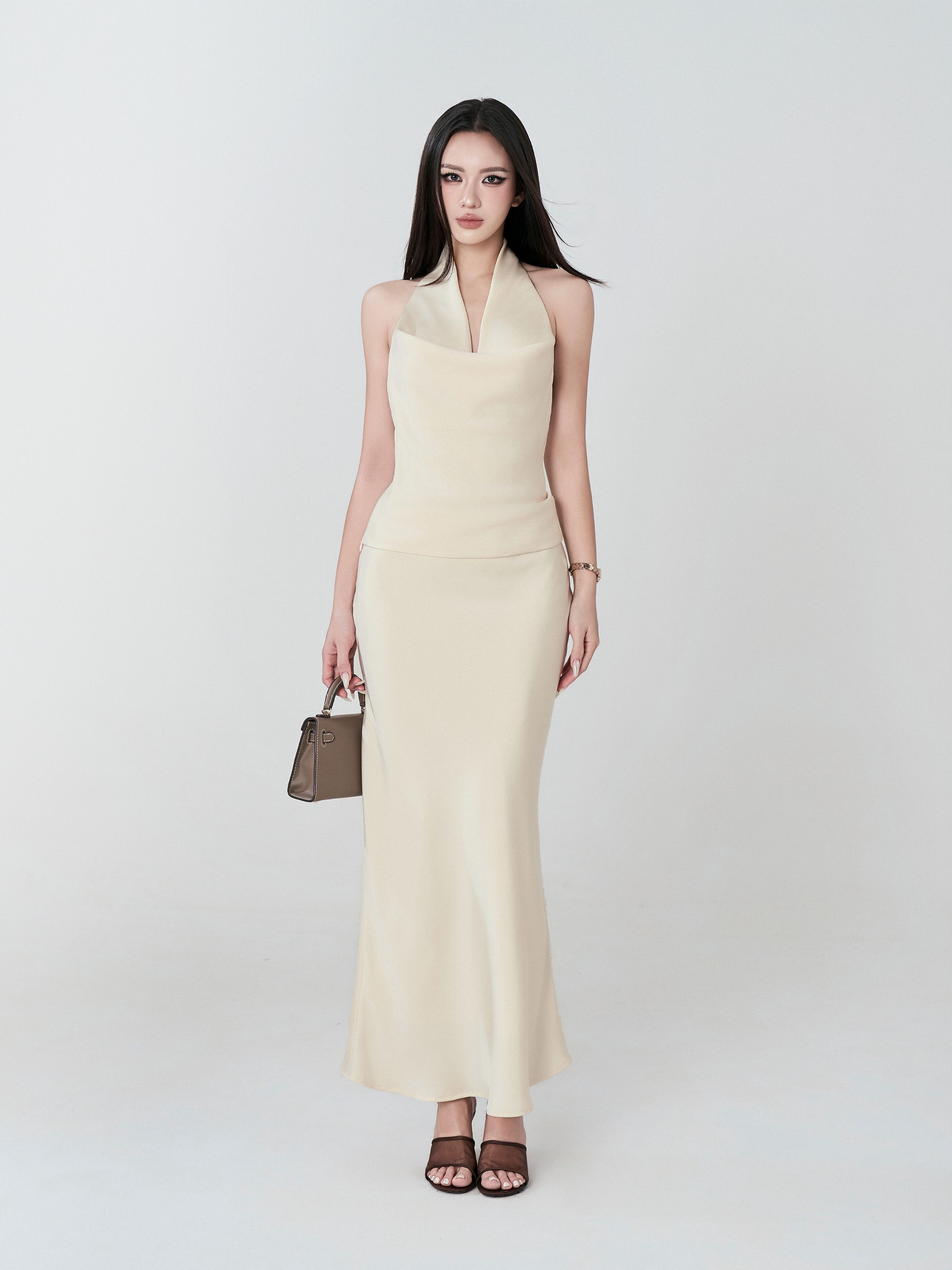 Chân Váy Đuôi Cá Lụa - CVL3