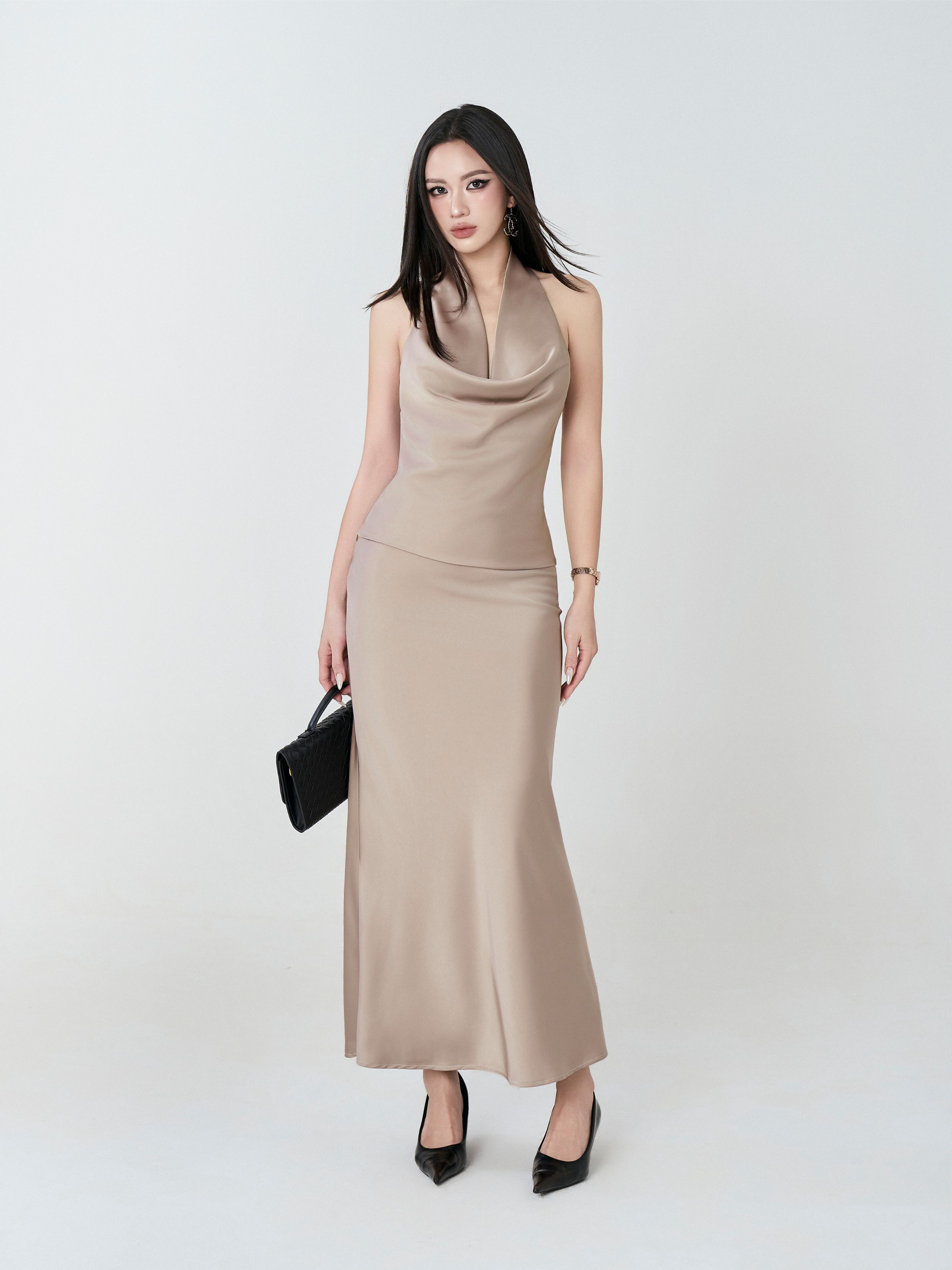 Chân Váy Đuôi Cá Lụa - CVL3