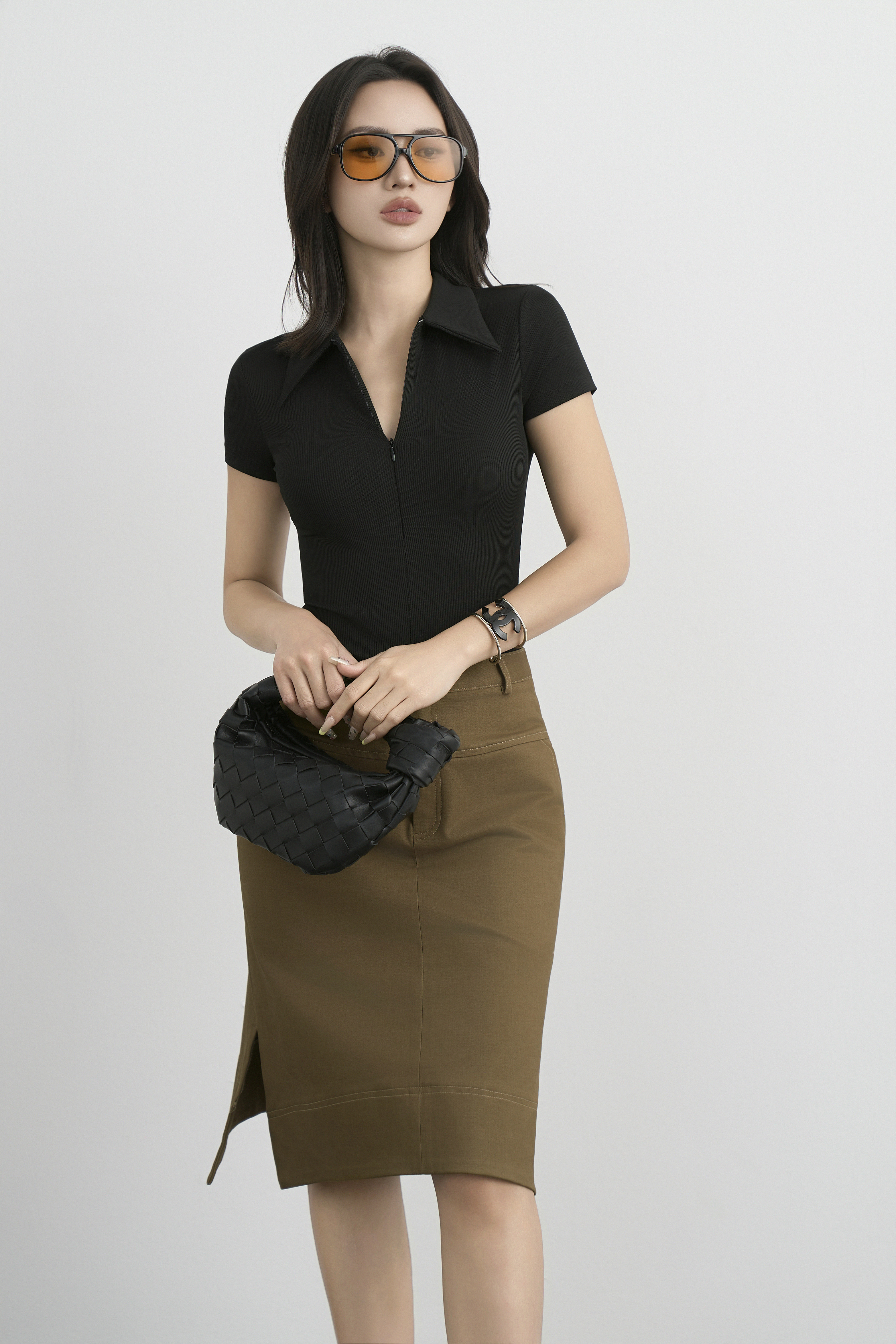 Chân Váy Kaki Chữ A - CVKK11