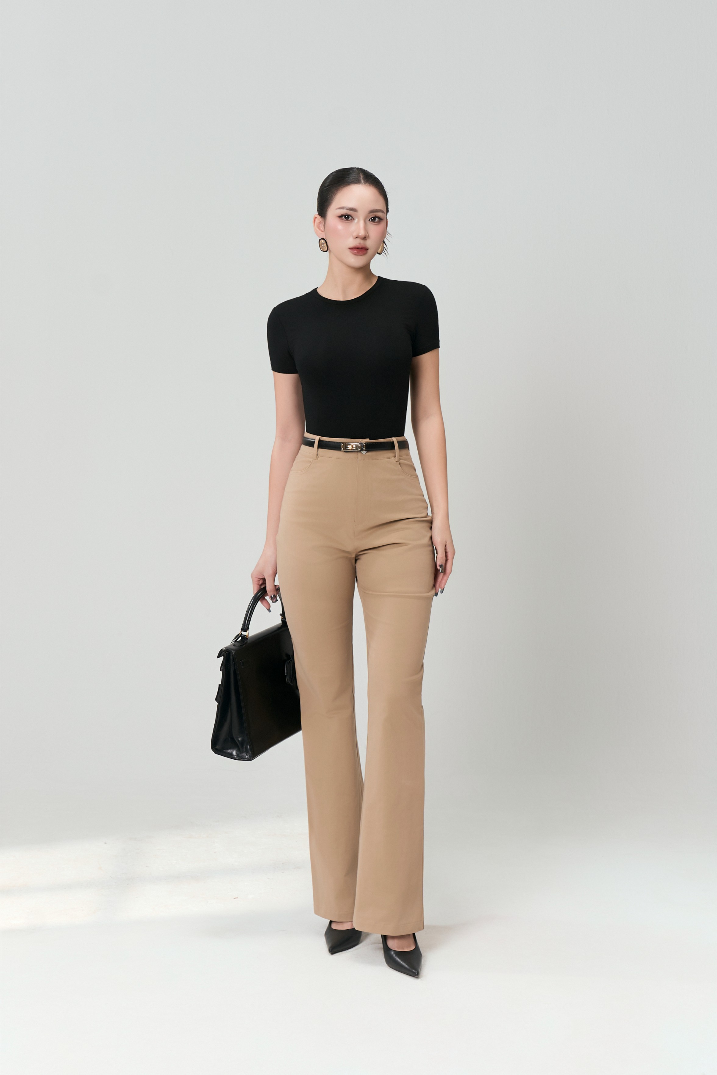 Áo Ngắn Tay Cổ Tròn Sát 2 - NT57T