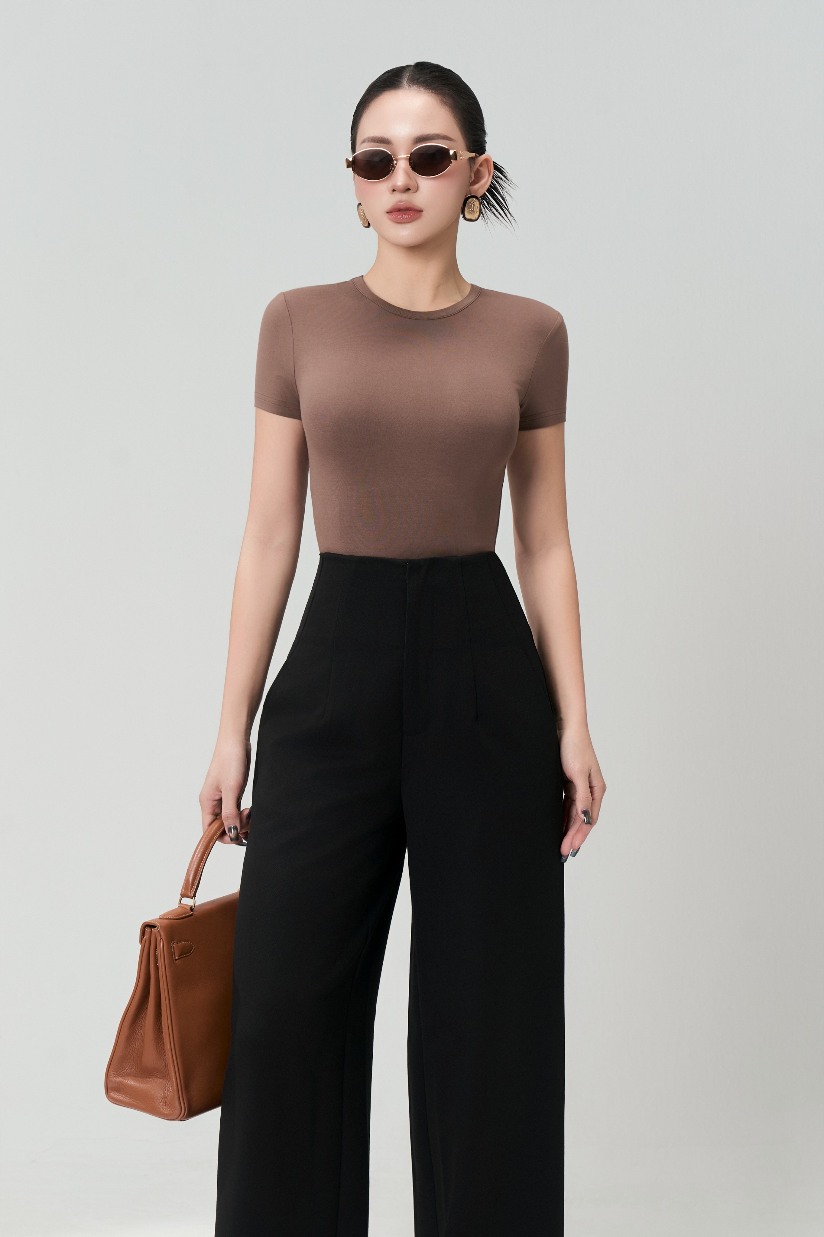 Áo Ngắn Tay Cổ Tròn Sát 2 - NT57T