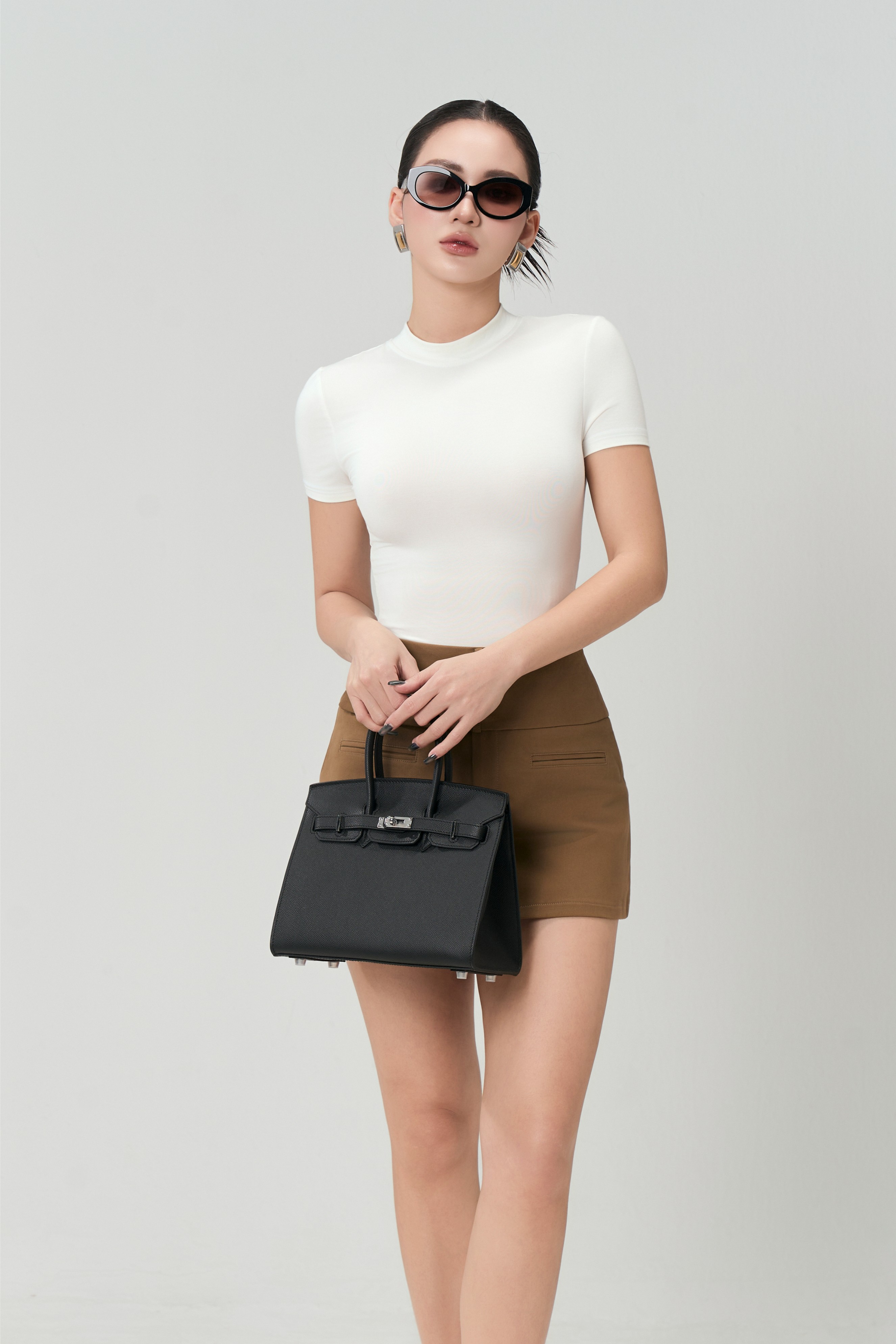 Áo Ngắn Tay Cổ Bo Sát 2 - NT58T