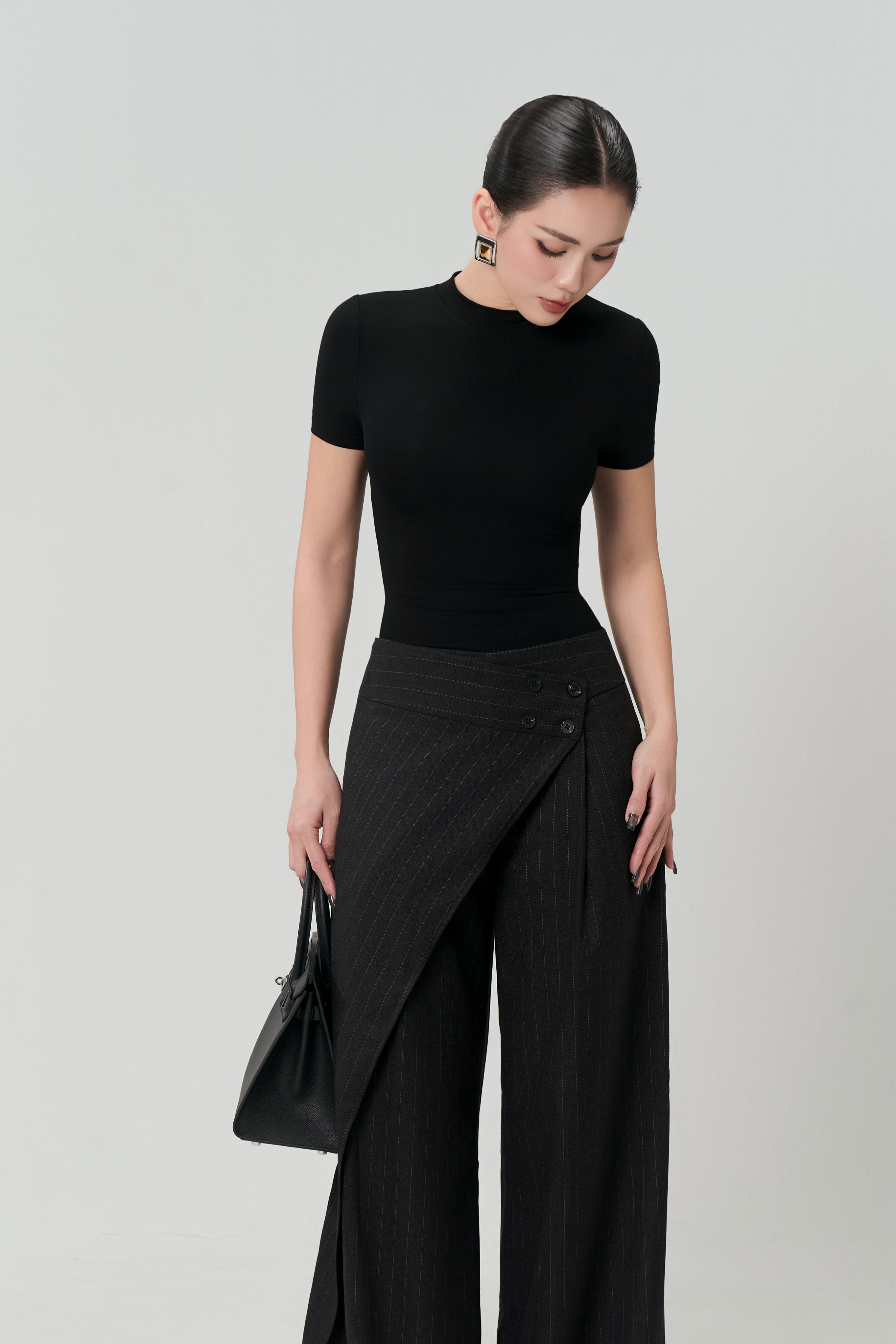Áo Ngắn Tay Cổ Bo Sát 2 - NT58T