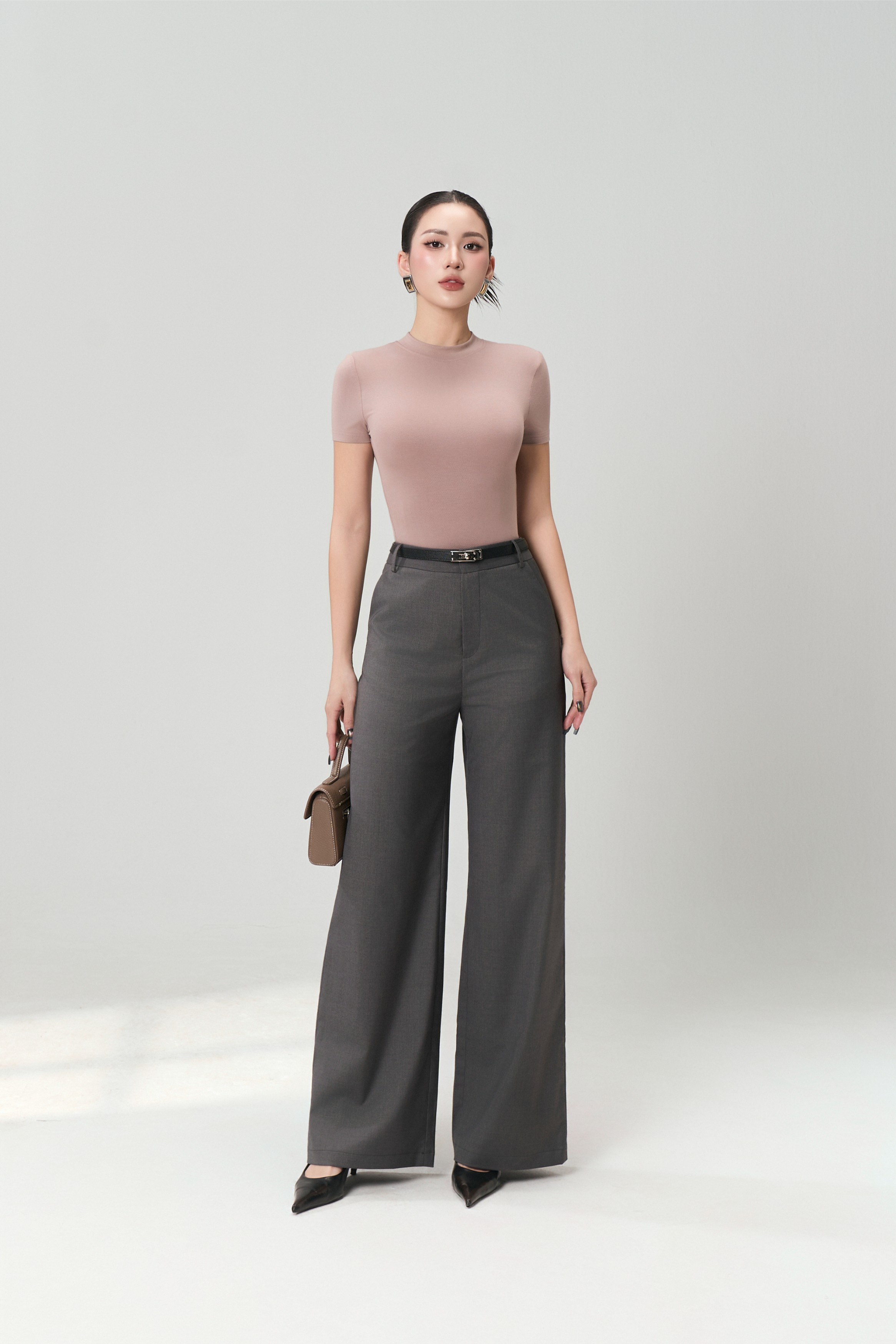 Áo Ngắn Tay Cổ Bo Sát 2 - NT58T