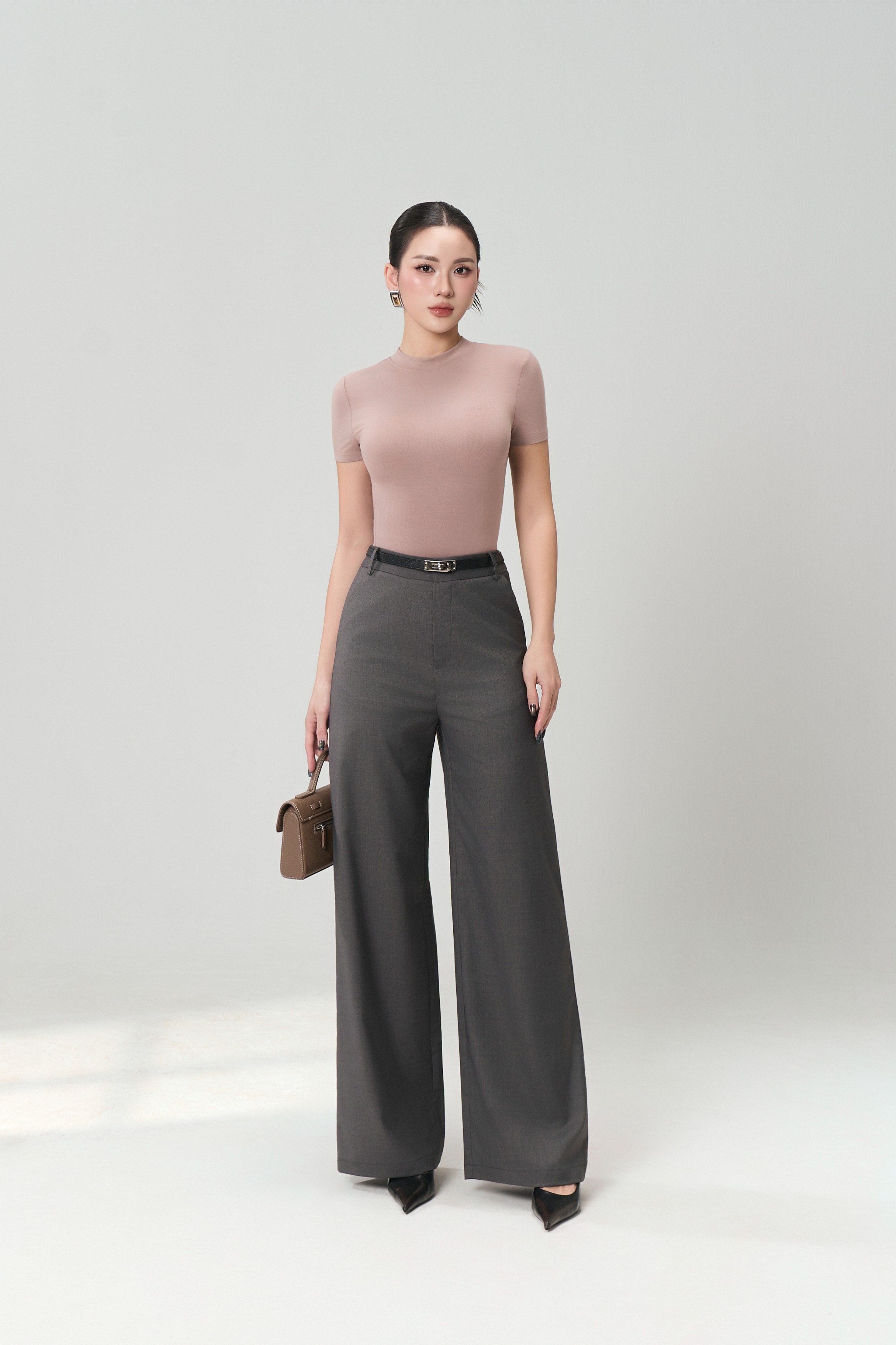Áo Ngắn Tay Cổ Bo Sát 2 - NT58T
