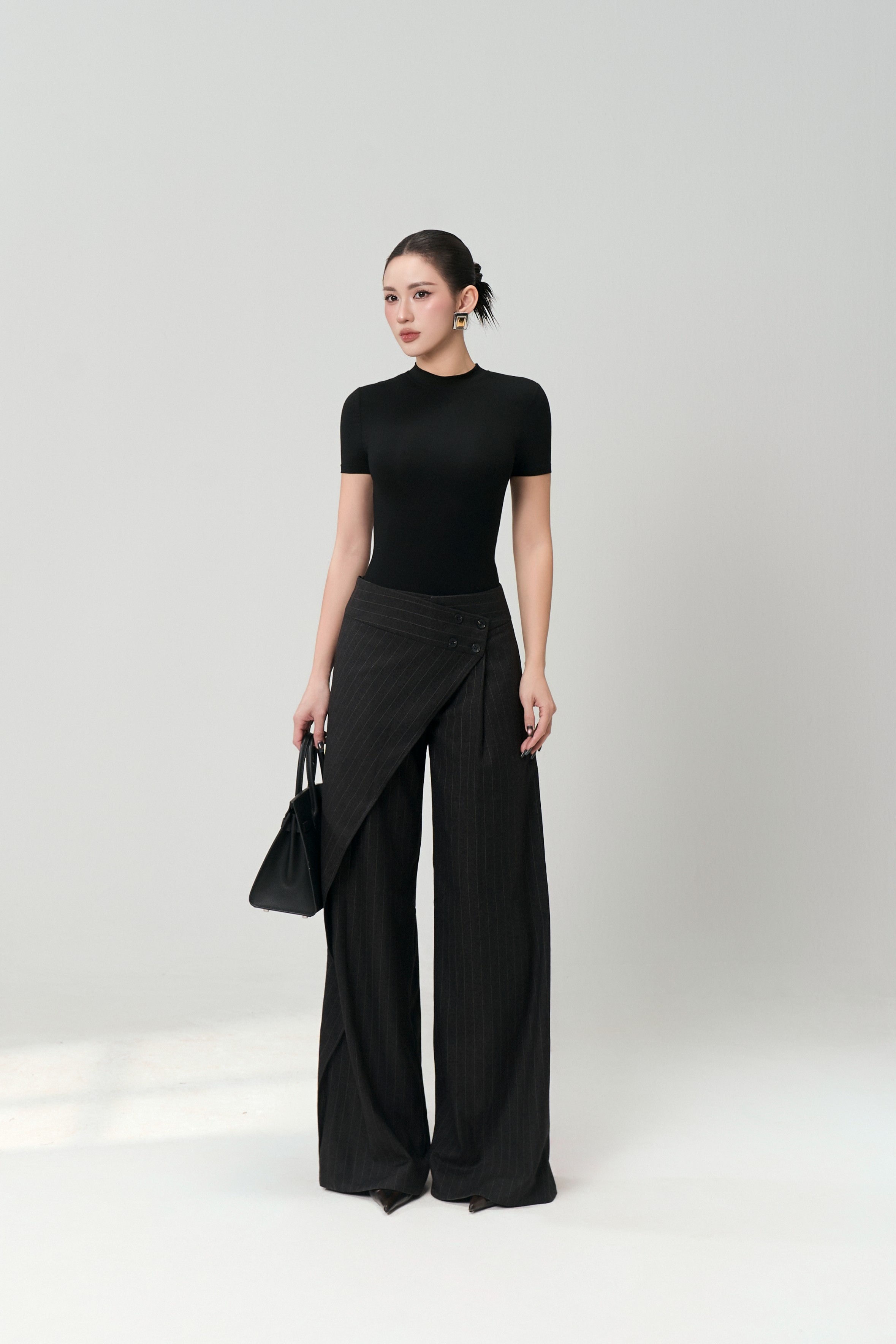 Áo Ngắn Tay Cổ Bo Sát 2 - NT58T