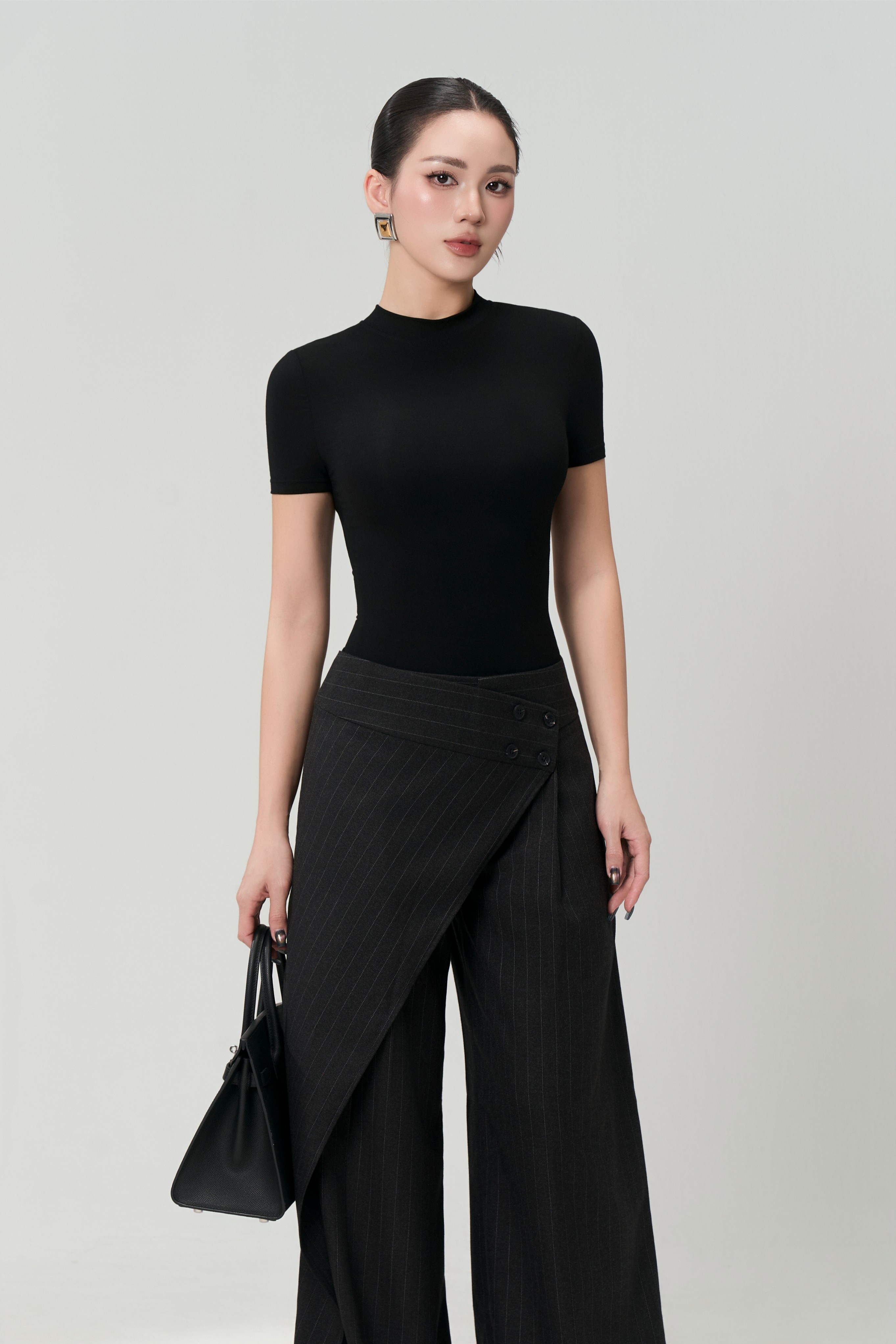 Áo Ngắn Tay Cổ Bo Sát 2 - NT58T