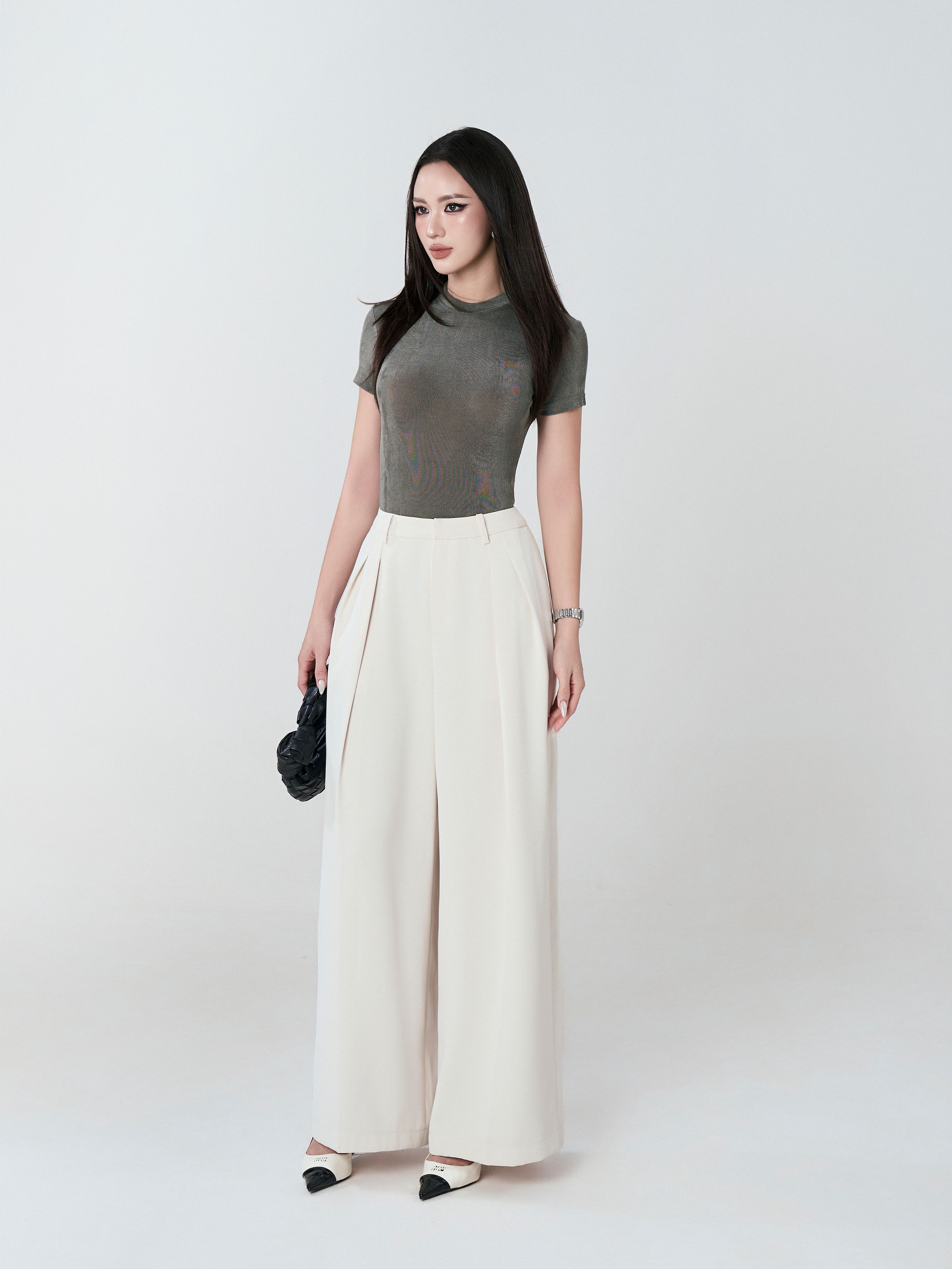 Áo Ngắn Tay Cổ Bo Sát 3 - NT67T