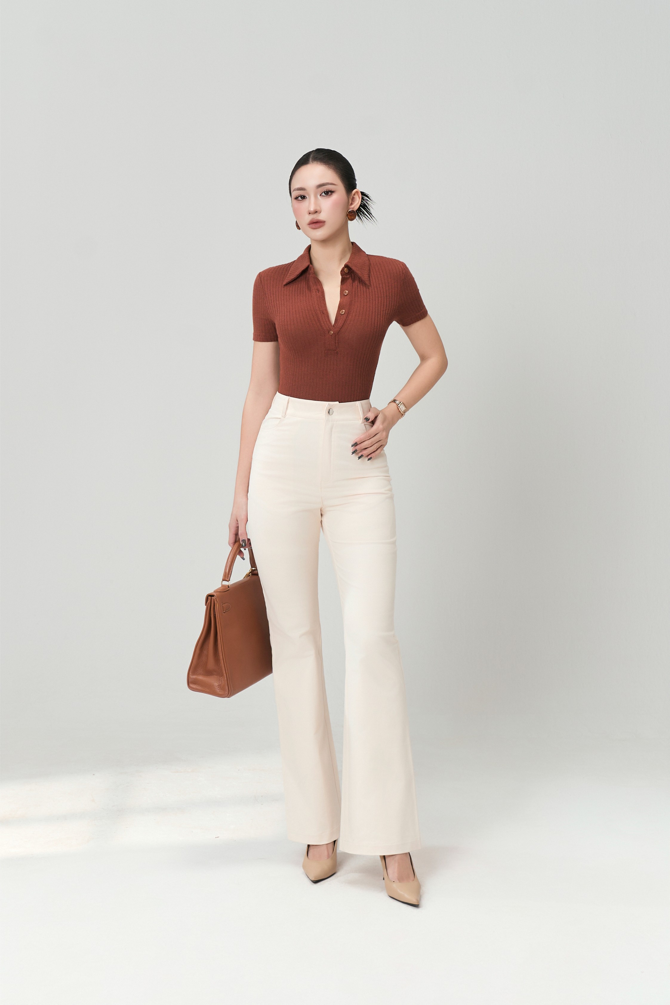 Quần Kaki Ống Loe Nhỡ - QKK2