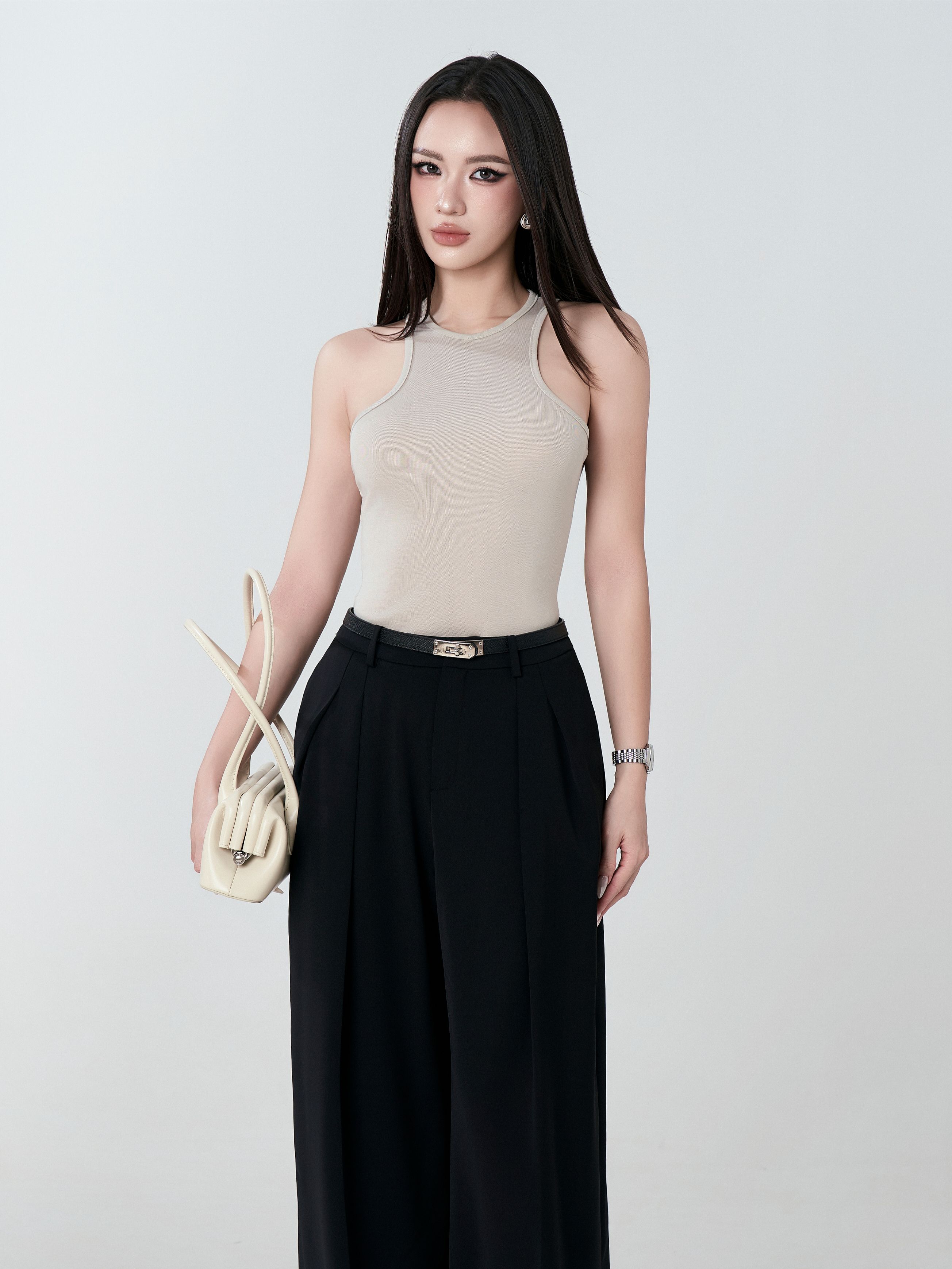 Quần Ống Rộng Xếp Ly 2 - QOR10
