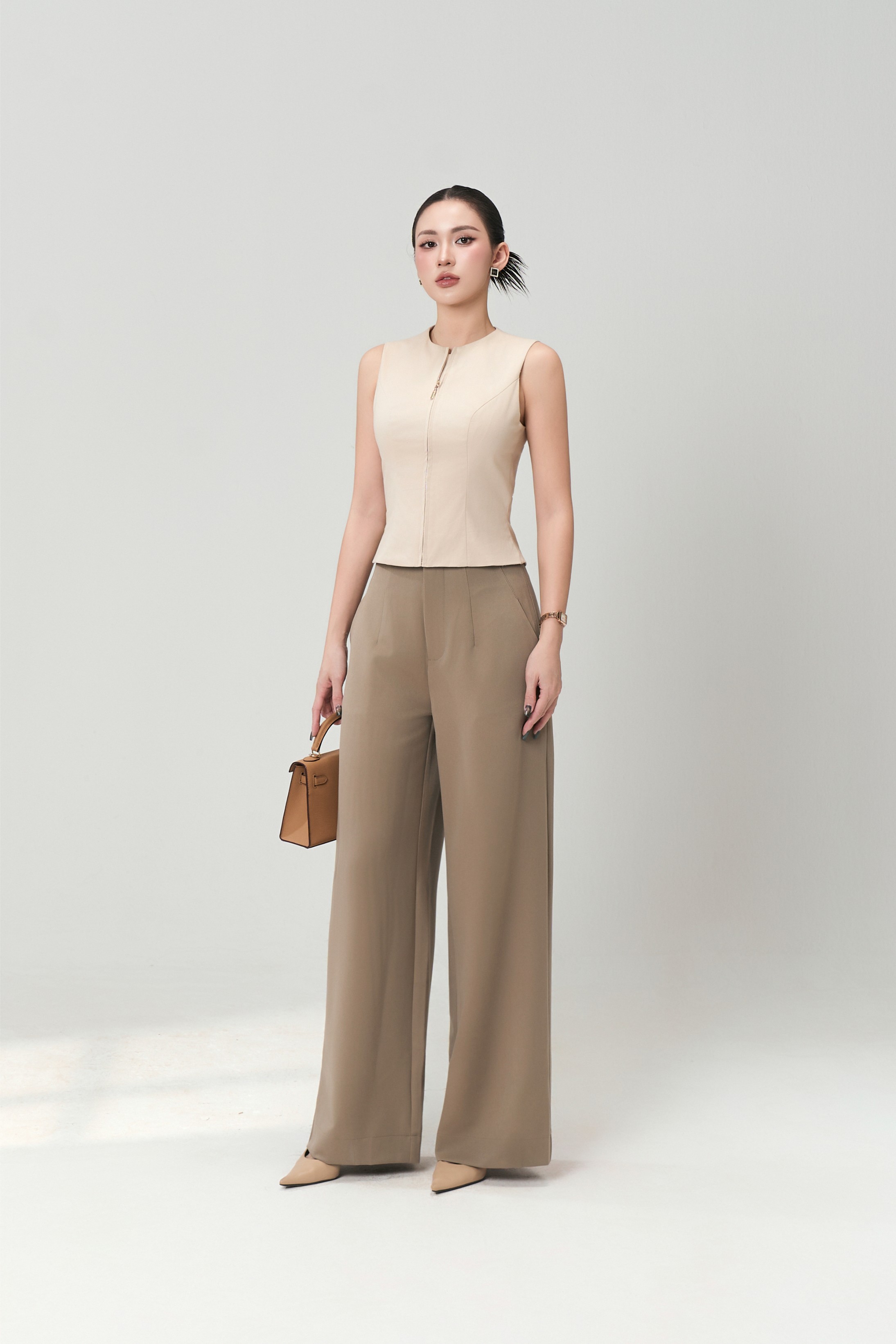 Quần Ống Suông Cạp Cao 3 - QOS13