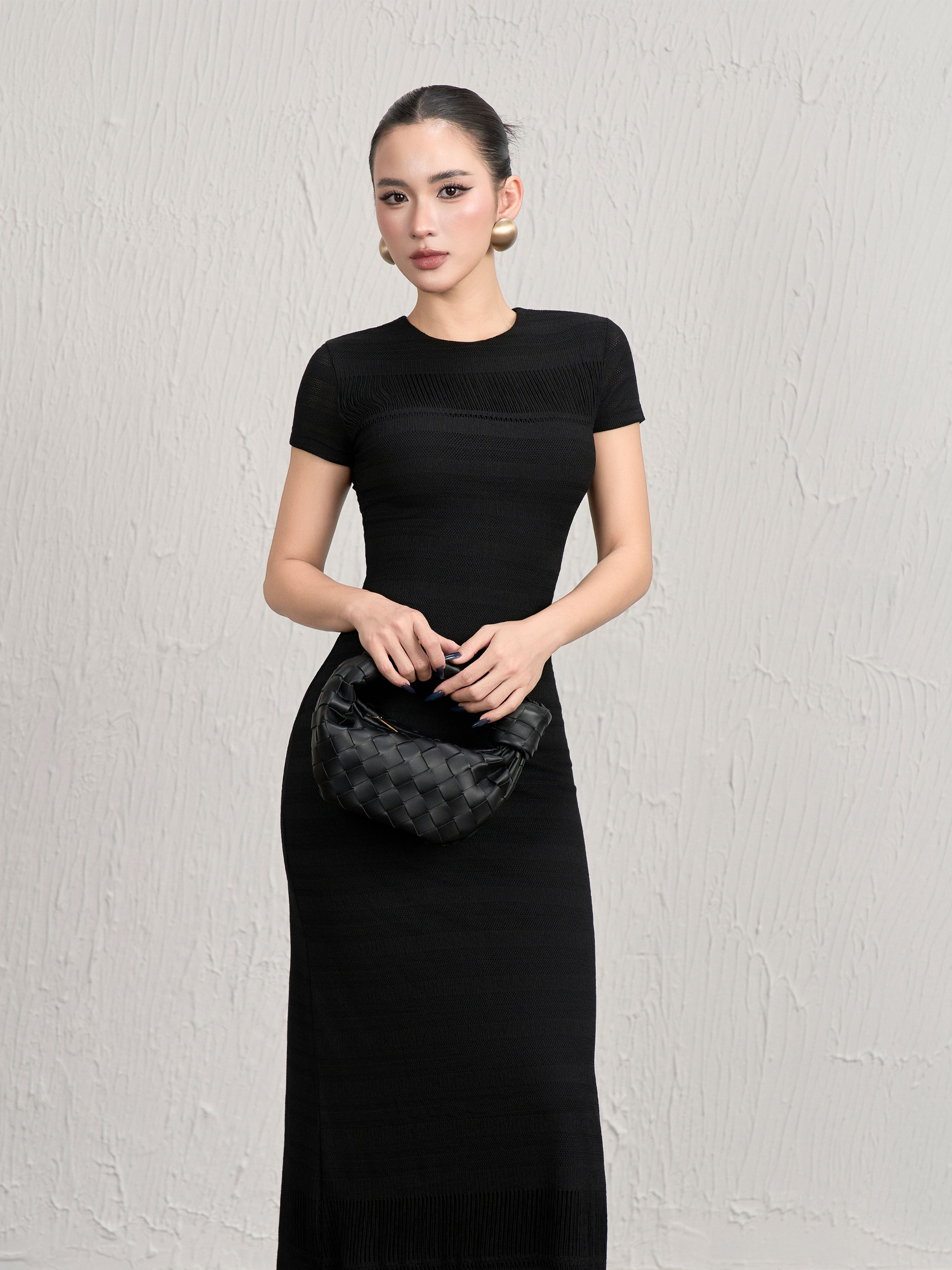 Váy Ngắn Tay Cổ Tròn - VNT29