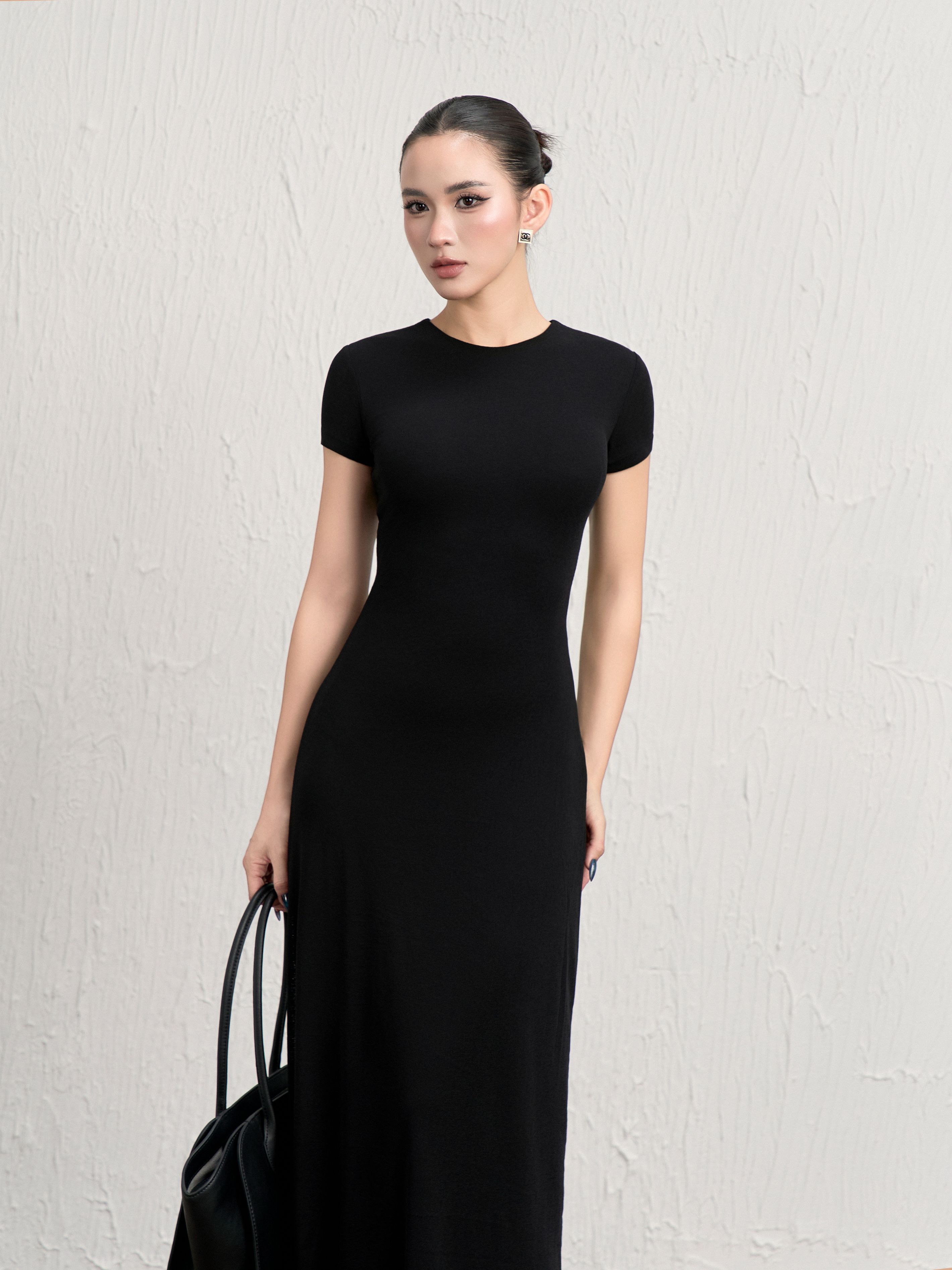 Váy Ngắn Tay Cổ Tròn - VNT27