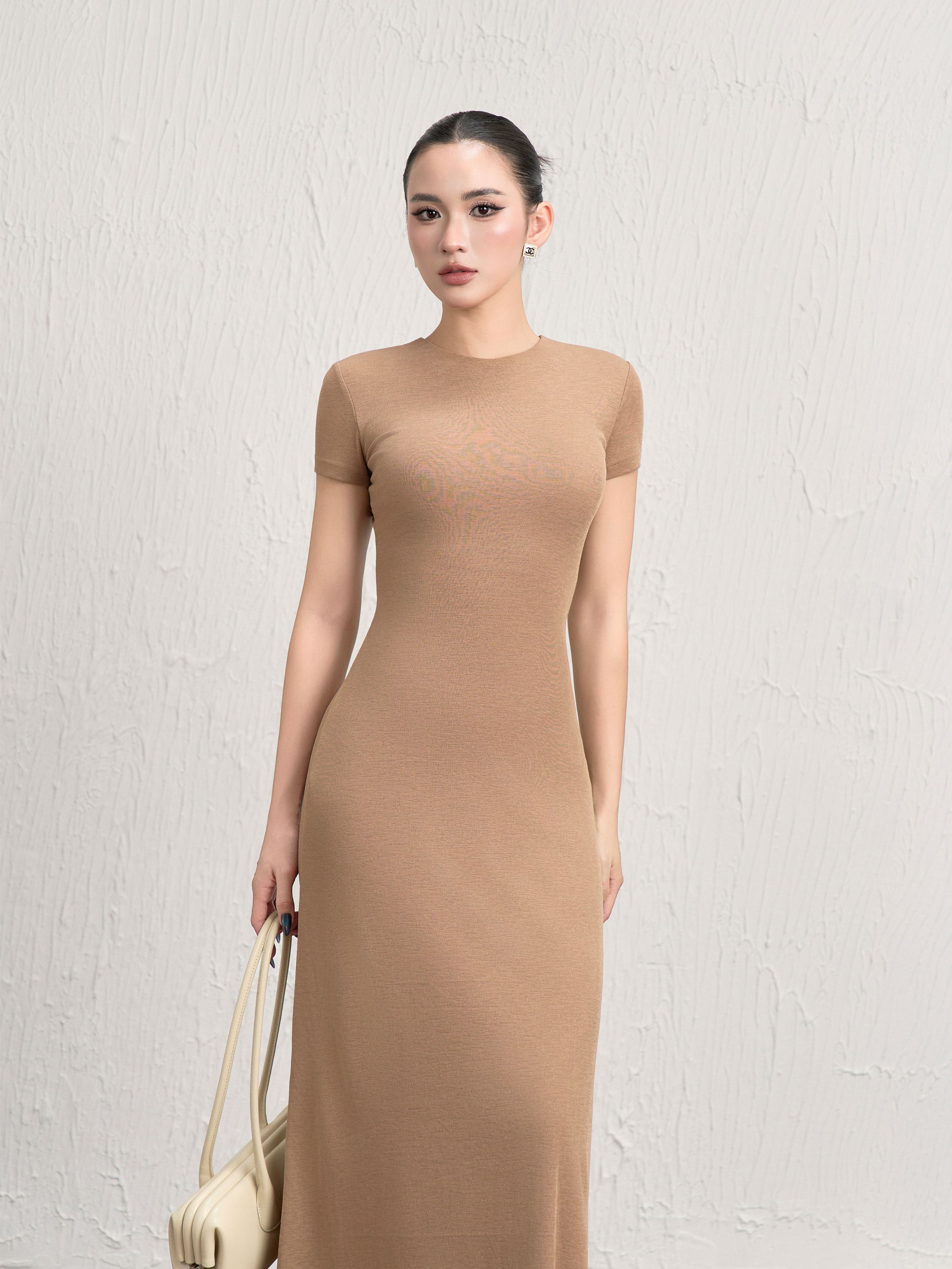 Váy Ngắn Tay Cổ Tròn - VNT27