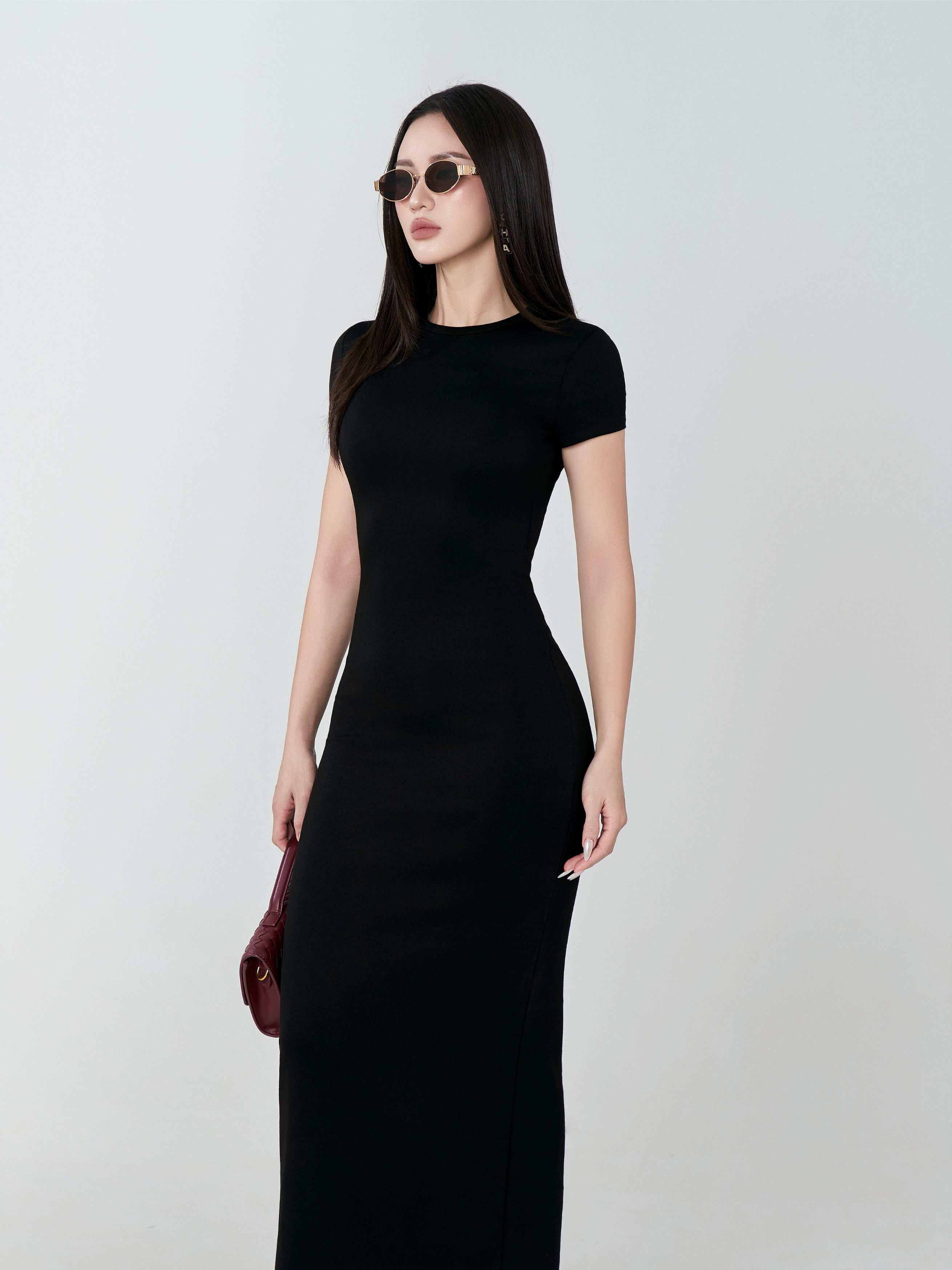 Váy Ngắn Tay Umi Cổ Viền - VNT32