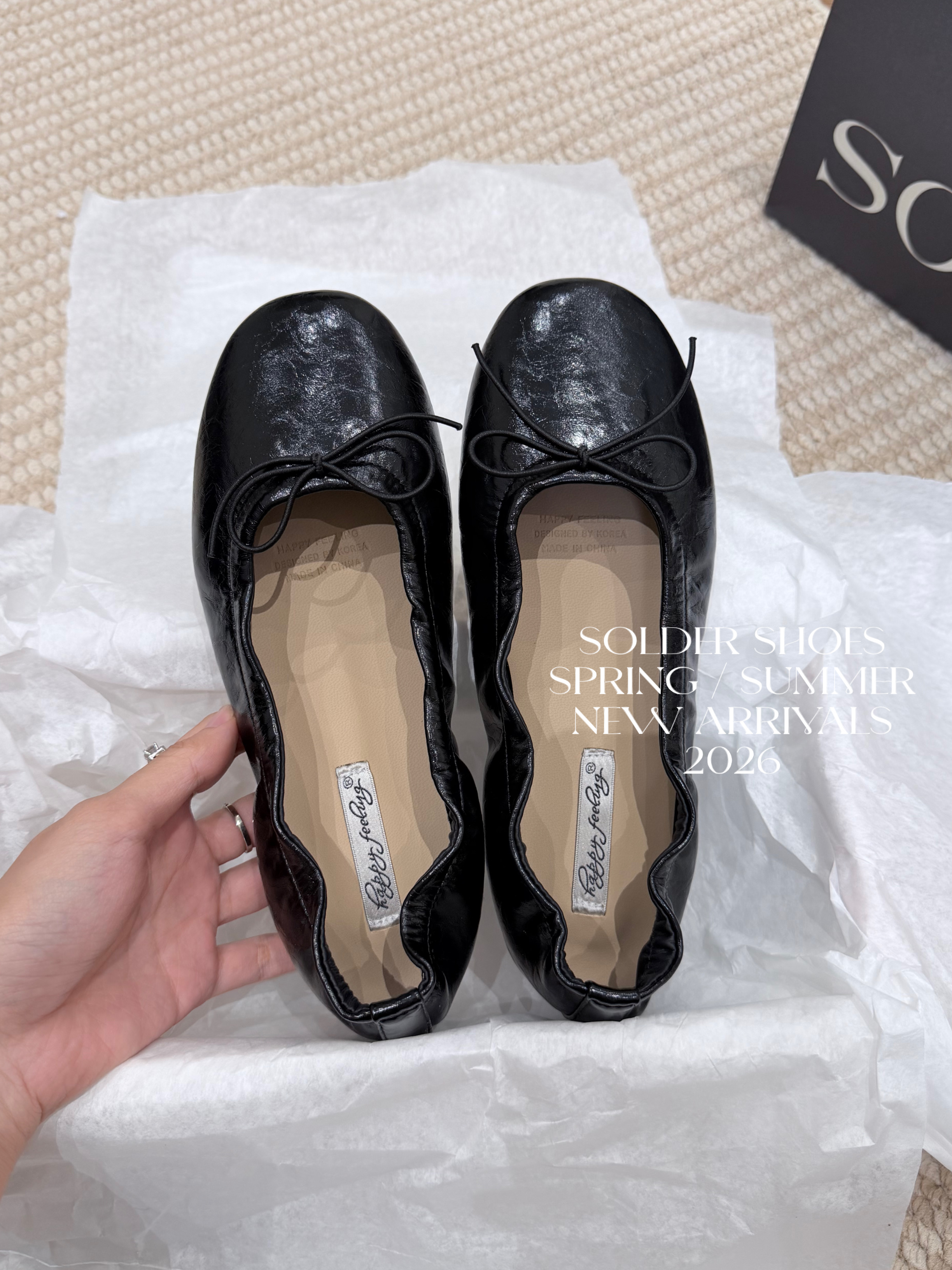 GIÀY BÚP BÊ HAPPY FEELING 5209-1 / ĐEN